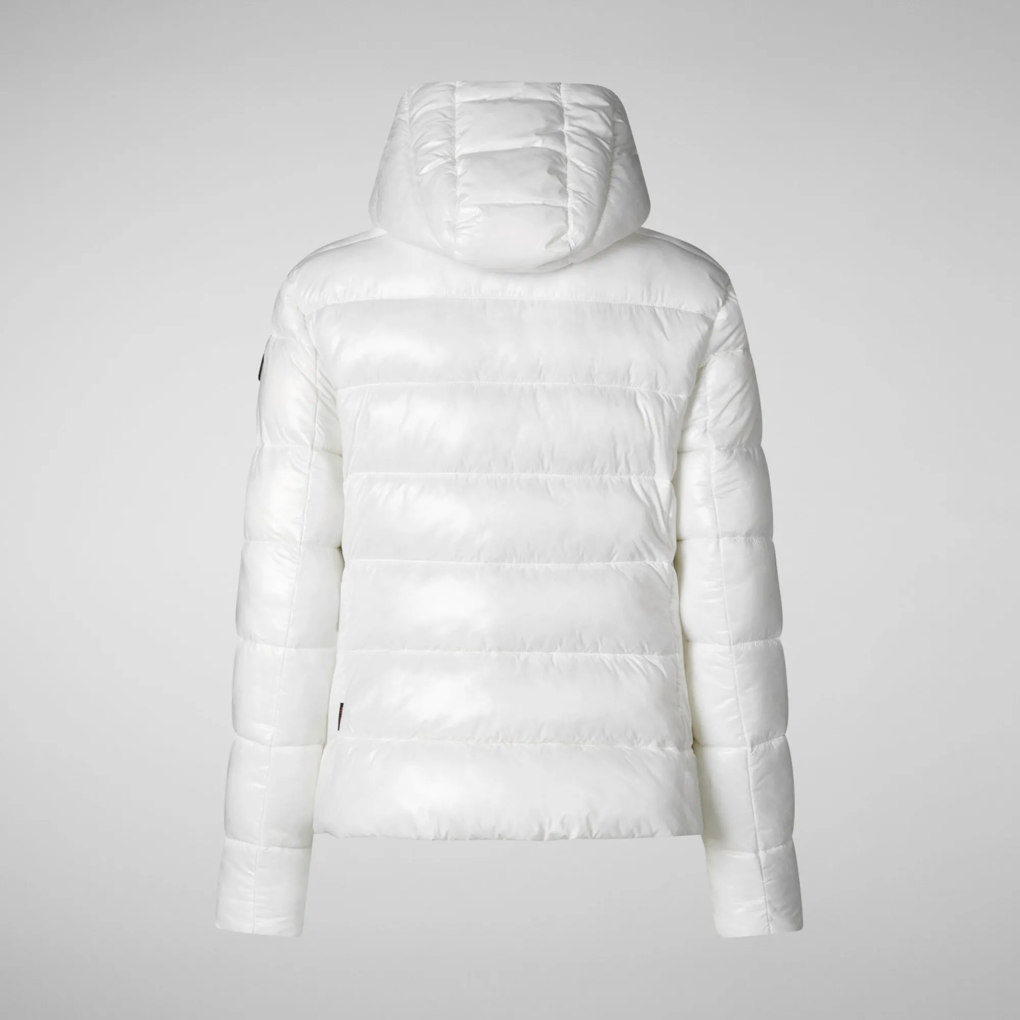 Save The Duck Animal-Free Steppjacken>Animal-free Damen-steppjacke Cosmary Mit Kapuze In Cremeweiß Cremefarben