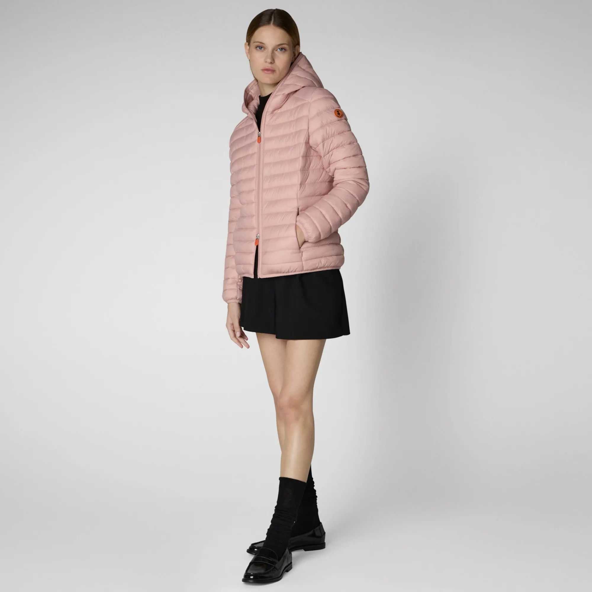 Save The Duck Animal-Free Steppjacken>Animal-free Damen-Steppjacke Daisy Mit Kapuze In Blassrosa