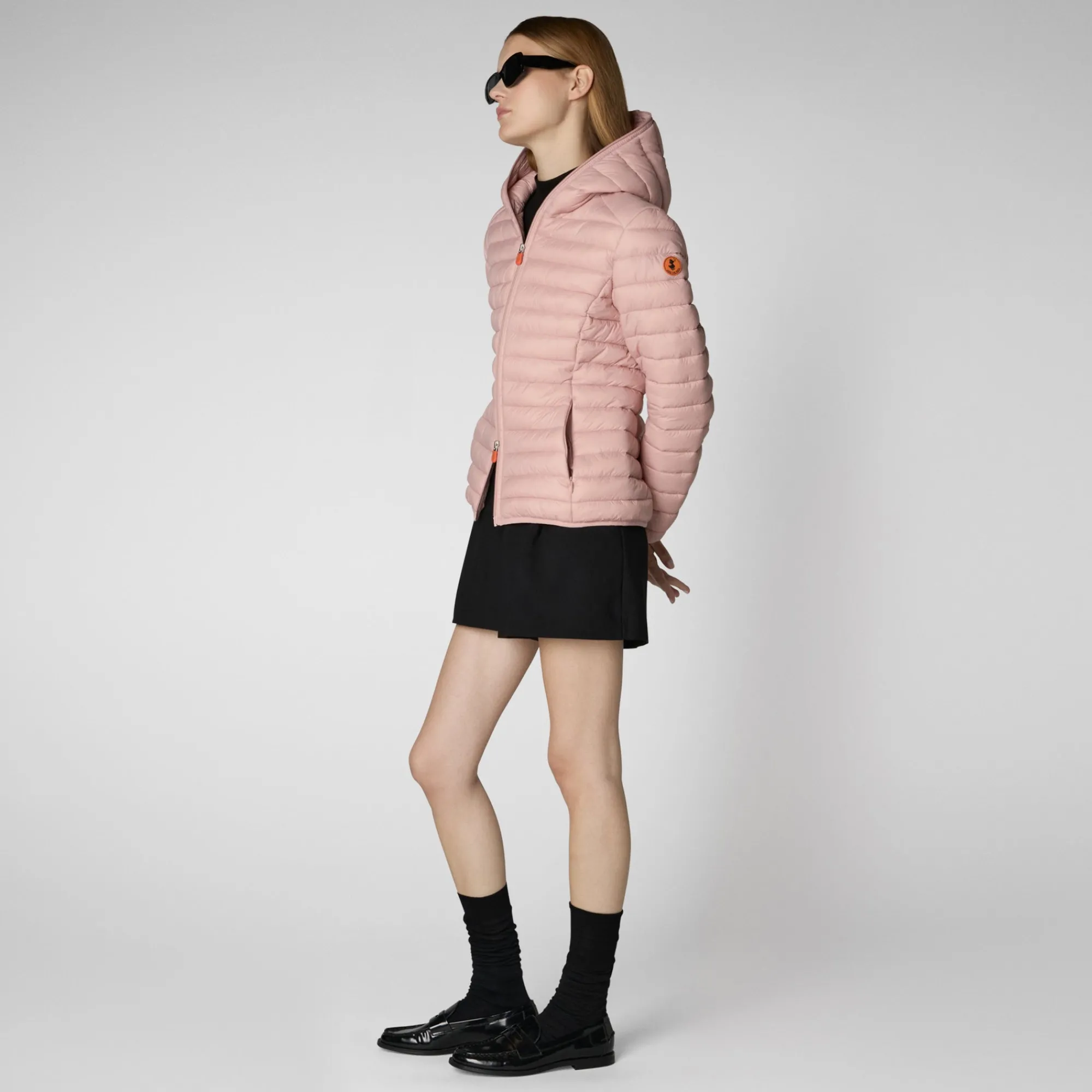 Save The Duck Animal-Free Steppjacken>Animal-free Damen-Steppjacke Daisy Mit Kapuze In Blassrosa