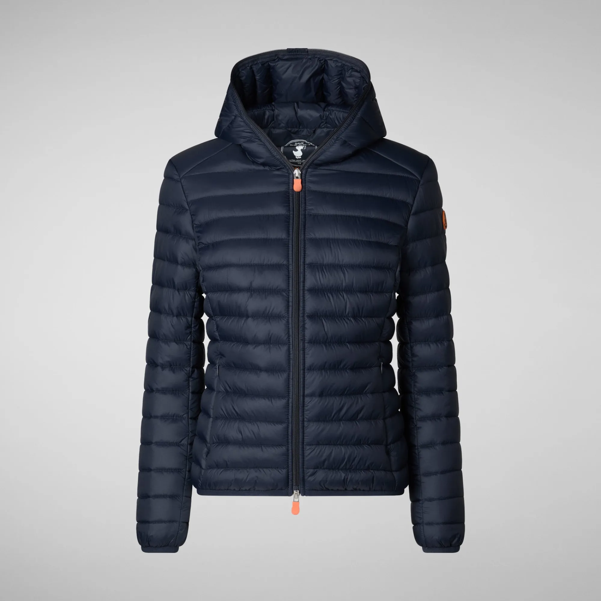 Save The Duck Animal-Free Steppjacken>Animal-free Damen-Steppjacke Daisy Mit Kapuze In Blauschwarz