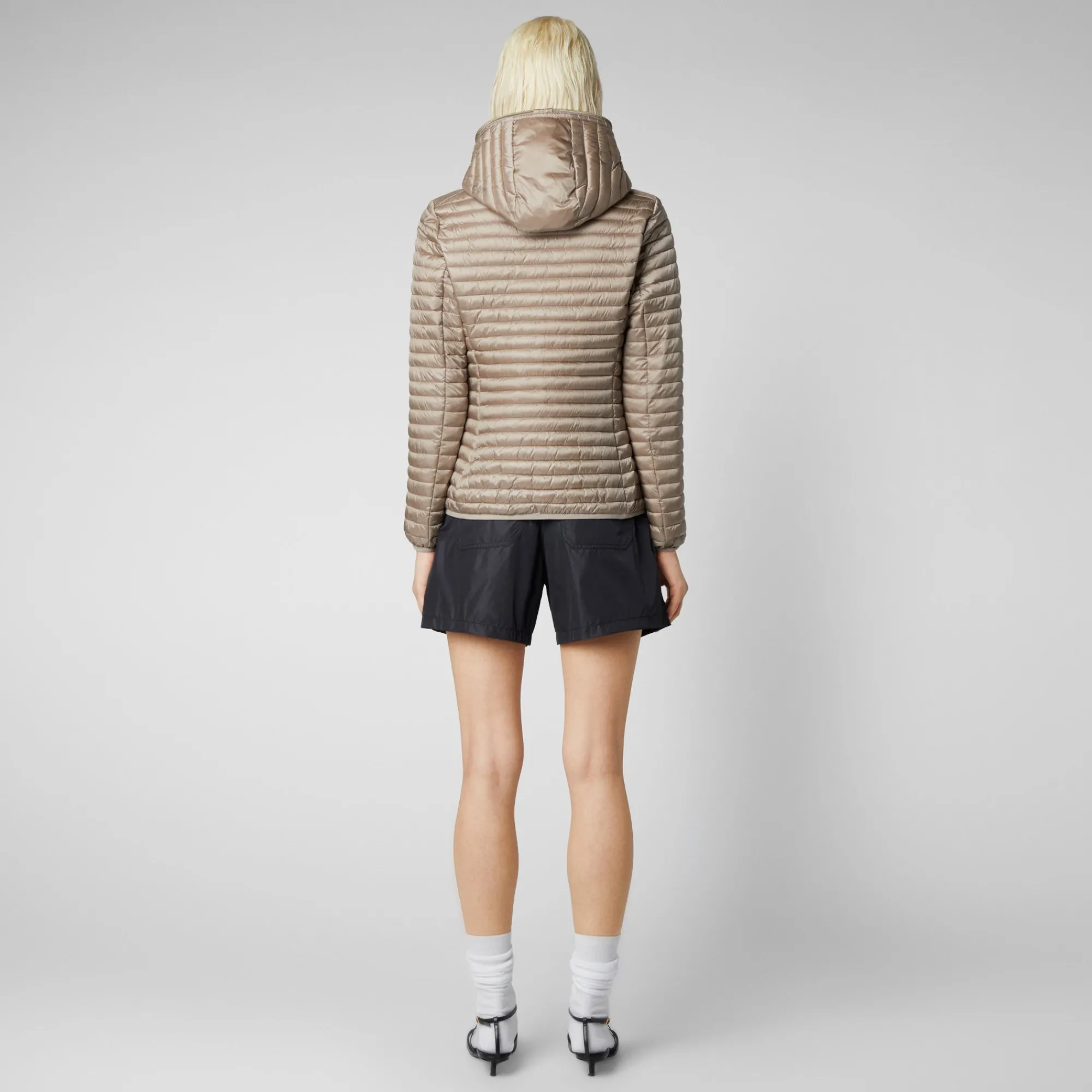 Save The Duck Animal-Free Steppjacken>Animal-free Damen-steppjacke Alexa In Perlgrau