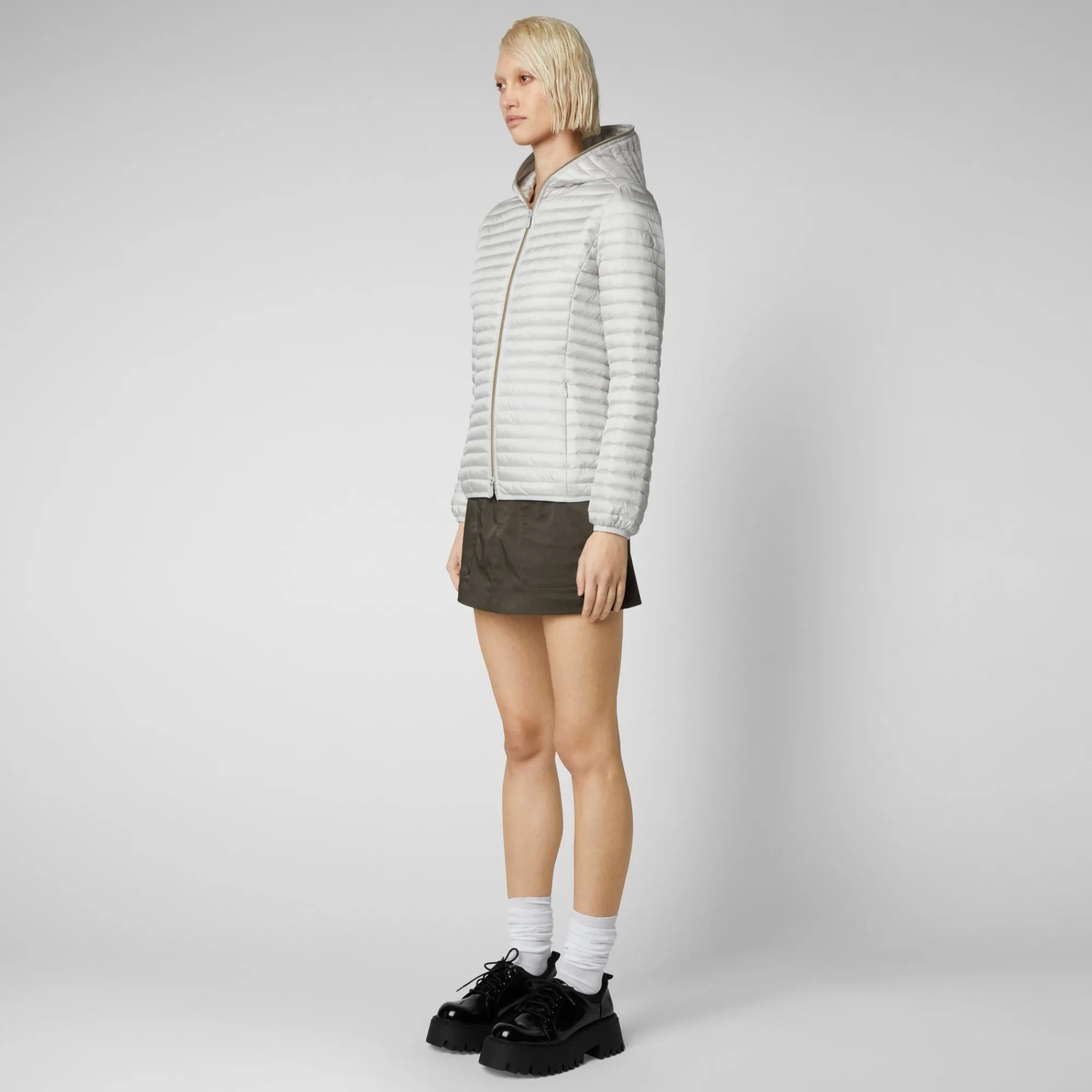 Save The Duck Animal-Free Steppjacken>ANIMAL-FREE DAMEN-STEPPJACKE KYLA IN Nebelgrau