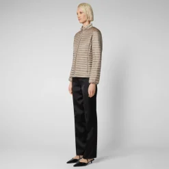 Save The Duck Animal-Free Steppjacken>Animal-free Damen-steppjacke Andreina In Perlgrau