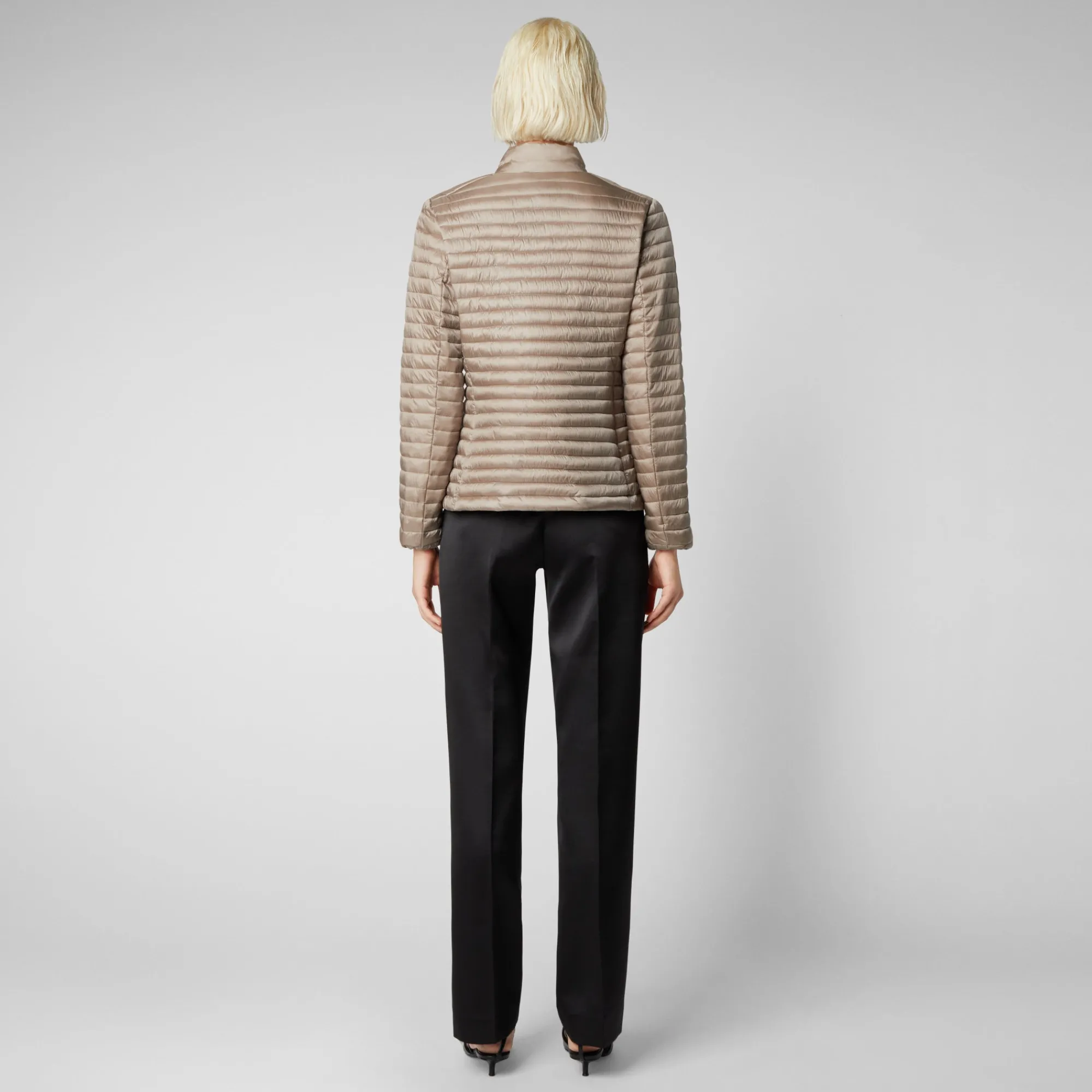 Save The Duck Animal-Free Steppjacken>Animal-free Damen-steppjacke Andreina In Perlgrau