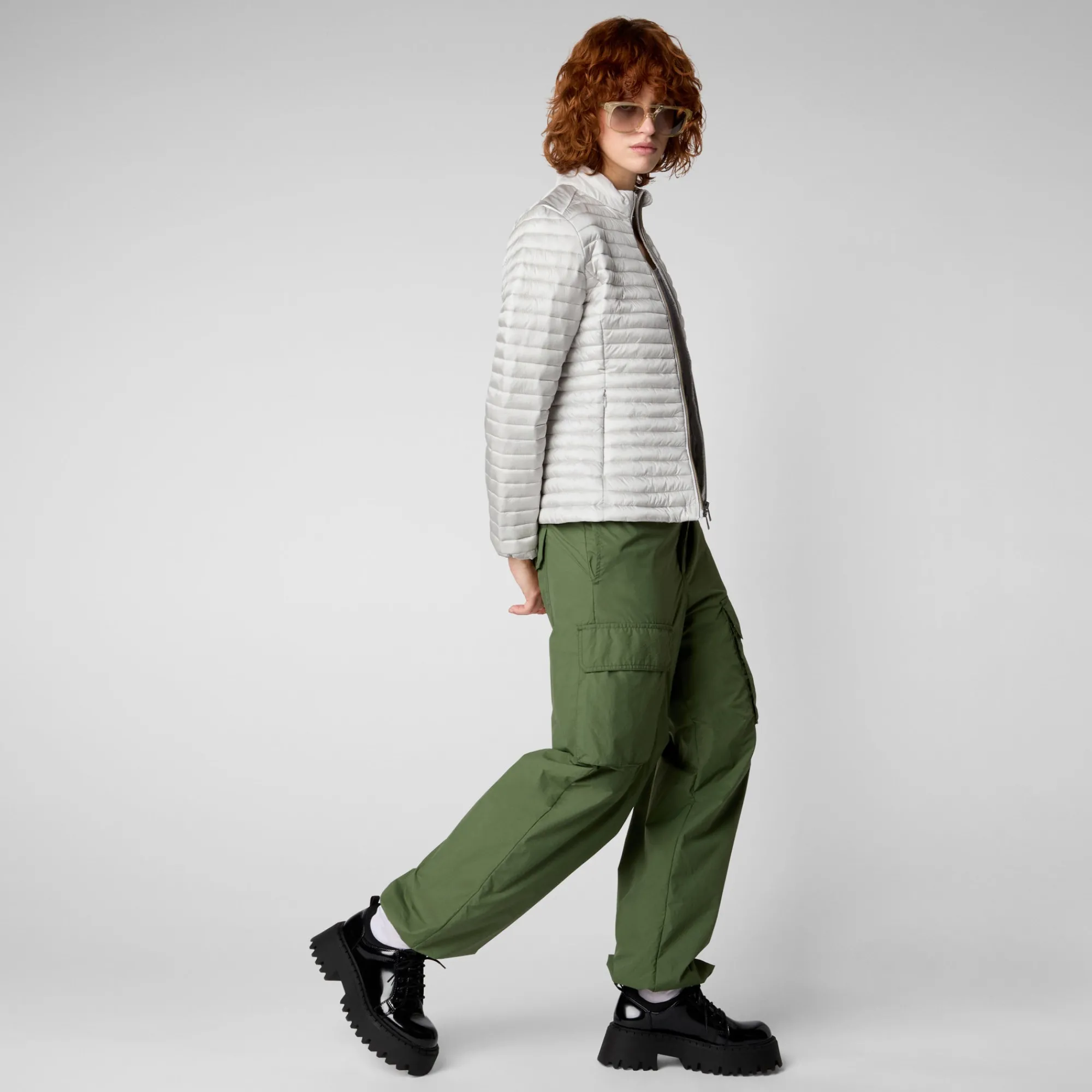 Save The Duck Animal-Free Steppjacken>Animal-free Damen-steppjacke Andreina In Nebelgrau