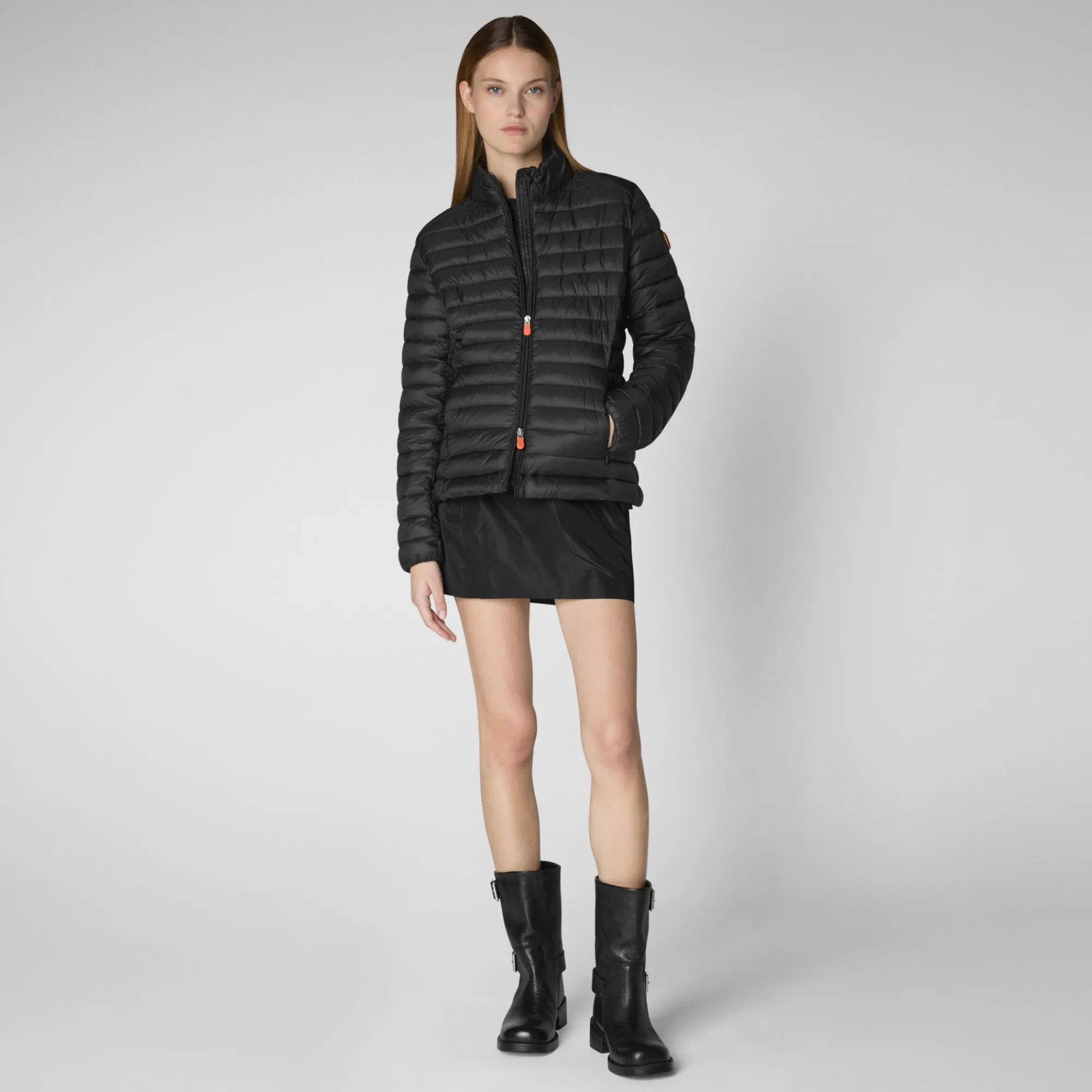 Save The Duck Animal-Free Steppjacken>Animal-free Damen-Steppjacke Carly In Schwarz