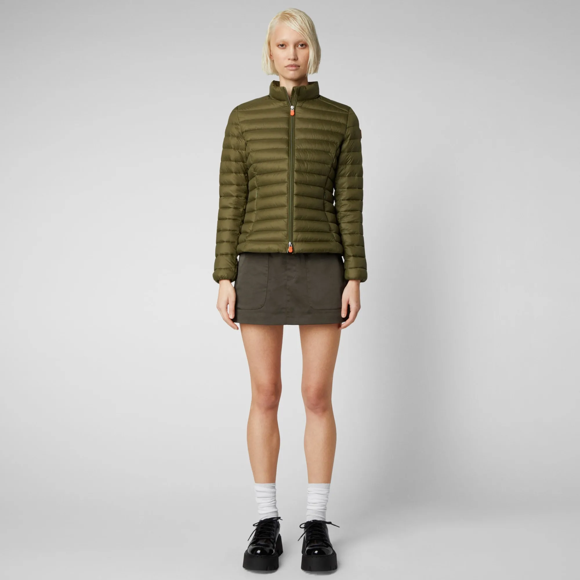 Save The Duck Animal-Free Steppjacken>Animal-free Damen-Steppjacke Carly In Olivgrün