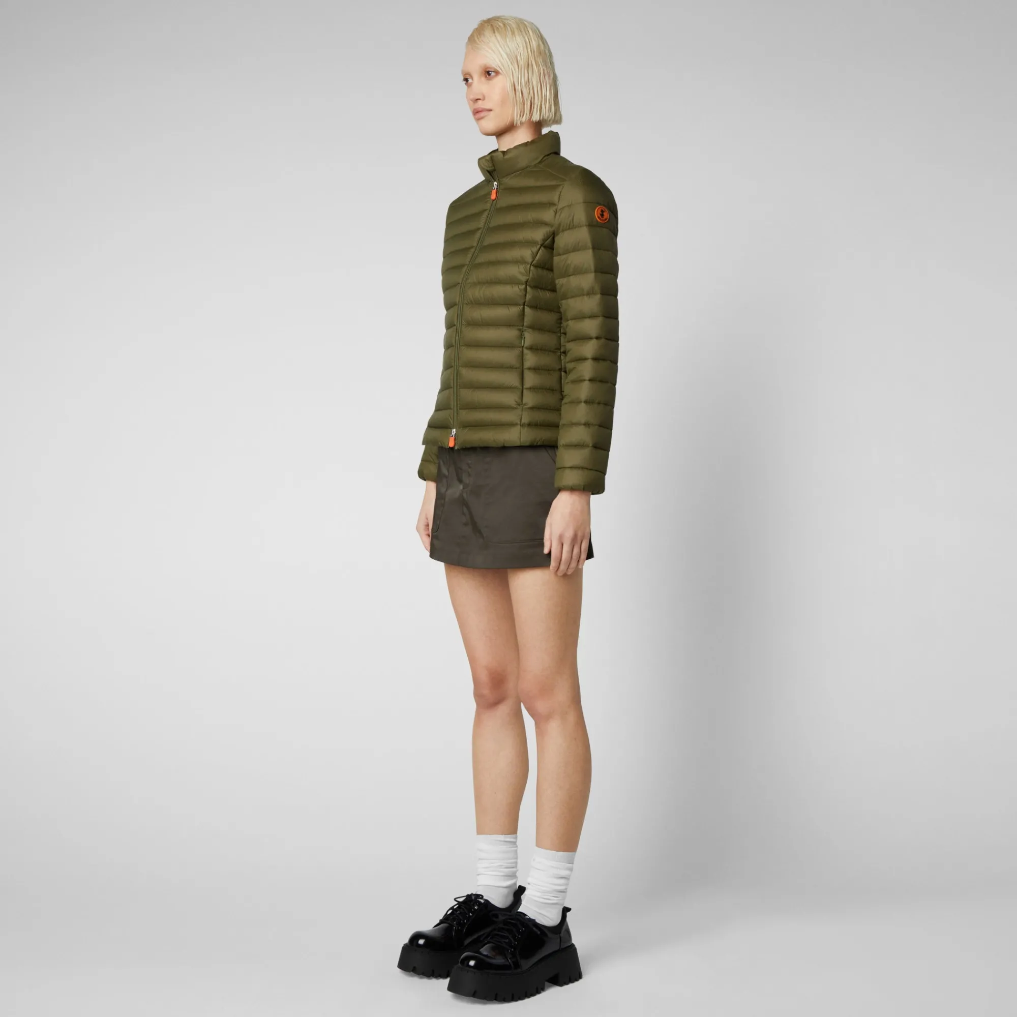 Save The Duck Animal-Free Steppjacken>Animal-free Damen-Steppjacke Carly In Olivgrün