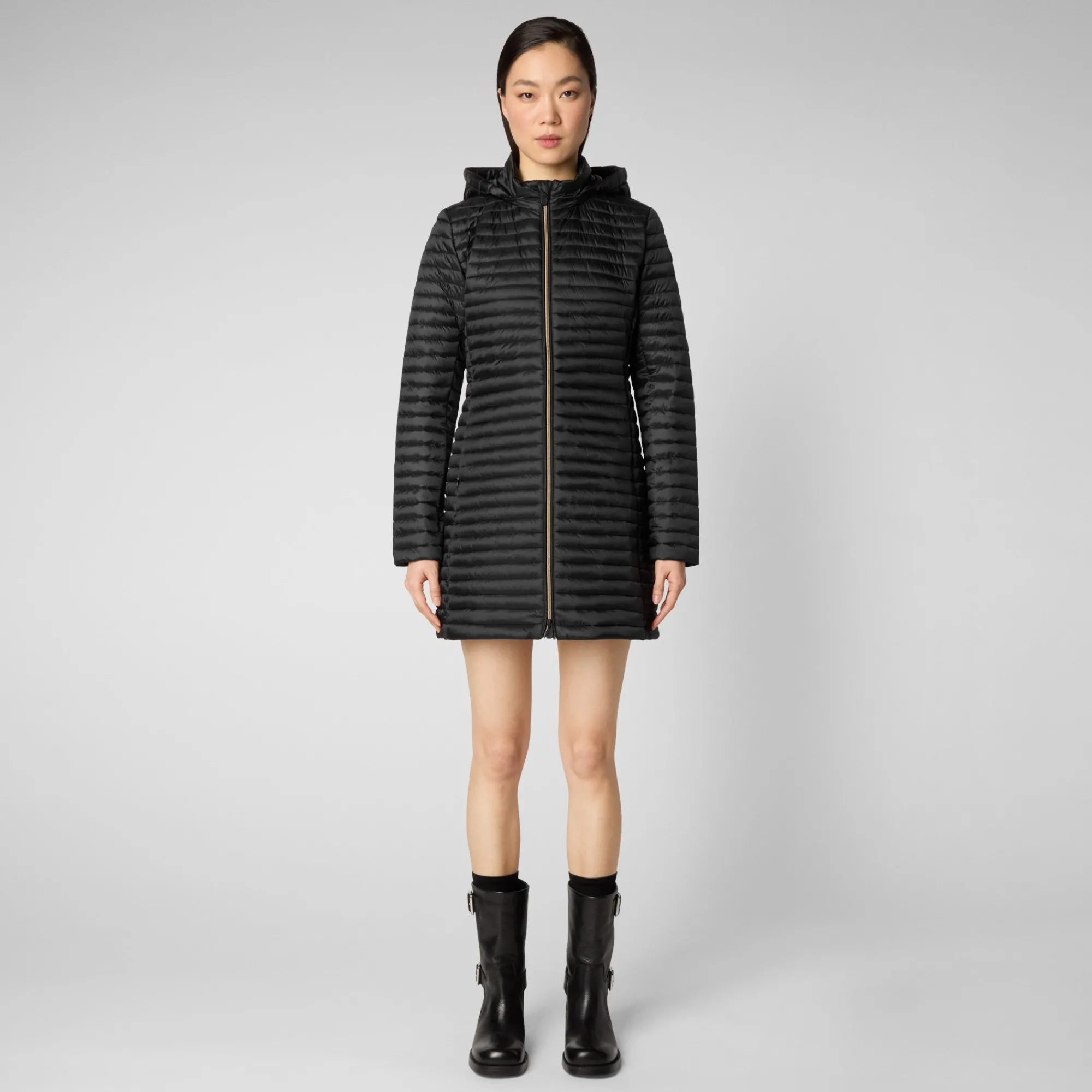 Save The Duck Animal-Free Steppjacken>Animal-free Damen-steppjacke Megs In Schwarz