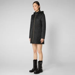 Save The Duck Animal-Free Steppjacken>Animal-free Damen-steppjacke Megs In Schwarz