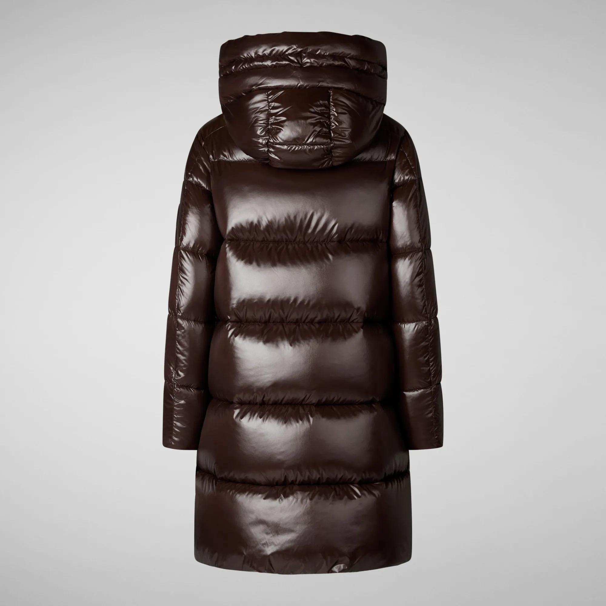 Save The Duck Animal-Free Steppjacken>Animal-free Damen-steppjacke Isabel Mit Kapuze In Braunschwarz