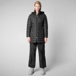 Save The Duck Animal-Free Steppjacken>Animal-free Damen-steppjacke Carol Mit Kapuze In Schwarz