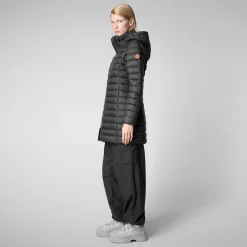 Save The Duck Animal-Free Steppjacken>Animal-free Damen-steppjacke Carol Mit Kapuze In Schwarz