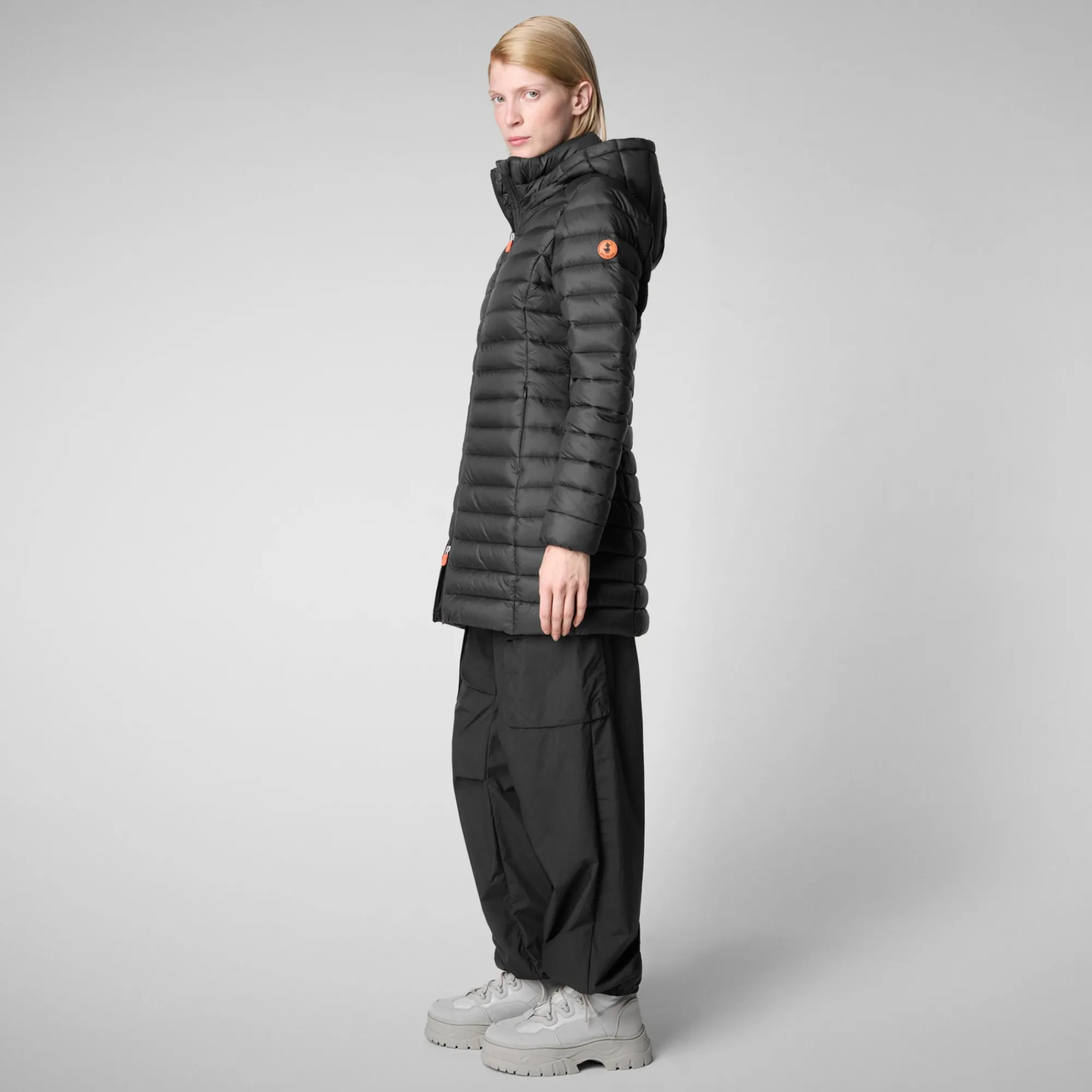 Save The Duck Animal-Free Steppjacken>Animal-free Damen-steppjacke Carol Mit Kapuze In Schwarz