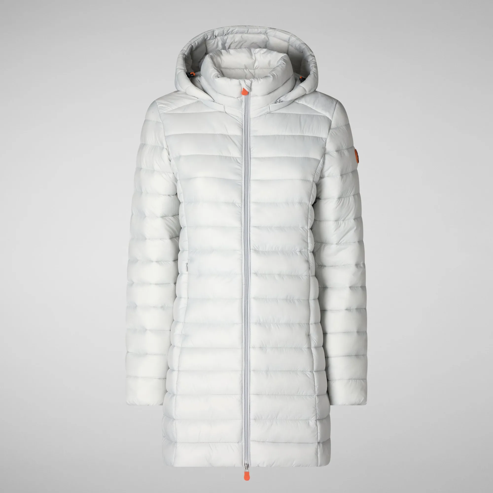 Save The Duck Animal-Free Steppjacken>Animal-free Damen-steppjacke Carol Mit Kapuze In Frozen Grey Frostgrau