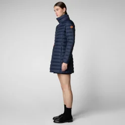 Save The Duck Animal-Free Steppjacken>Animal-free Damen-steppjacke Carol Mit Kapuze In Marineblau