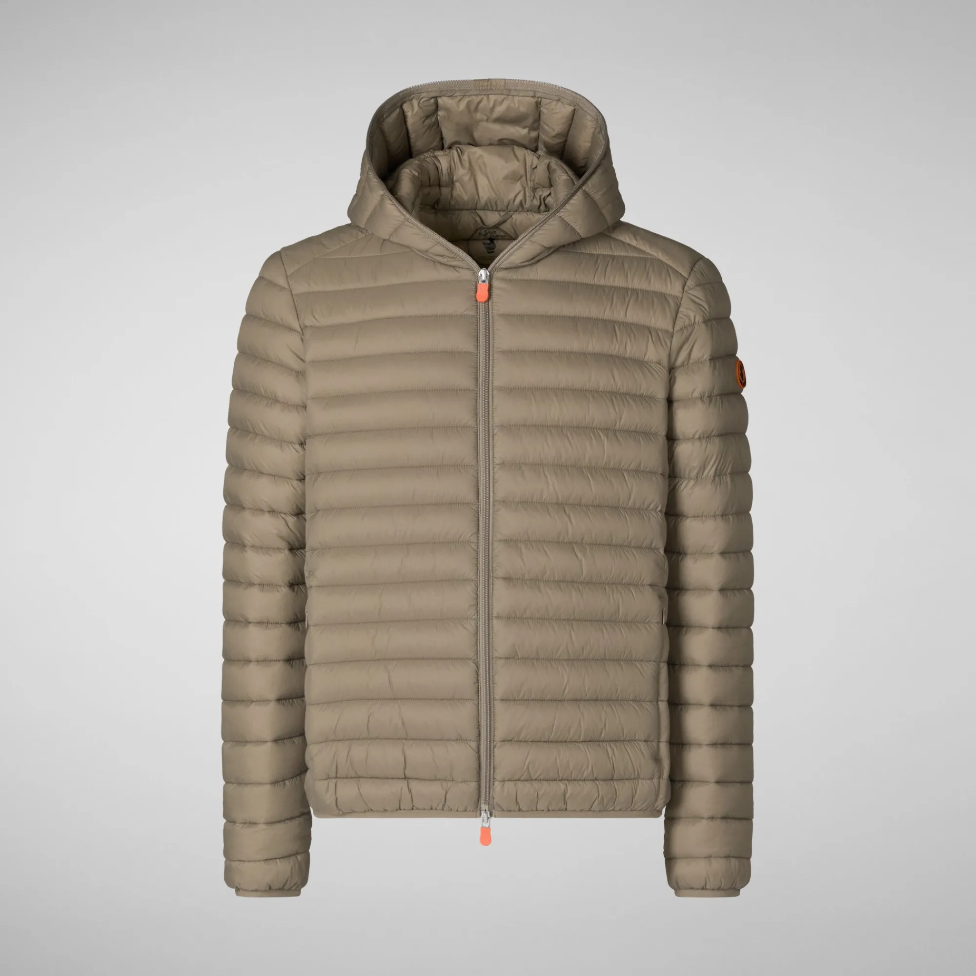 Save The Duck Animal-Free Steppjacken>Animal-free Herren-Steppjacke Donald Mit Kapuze In Elefantengrau