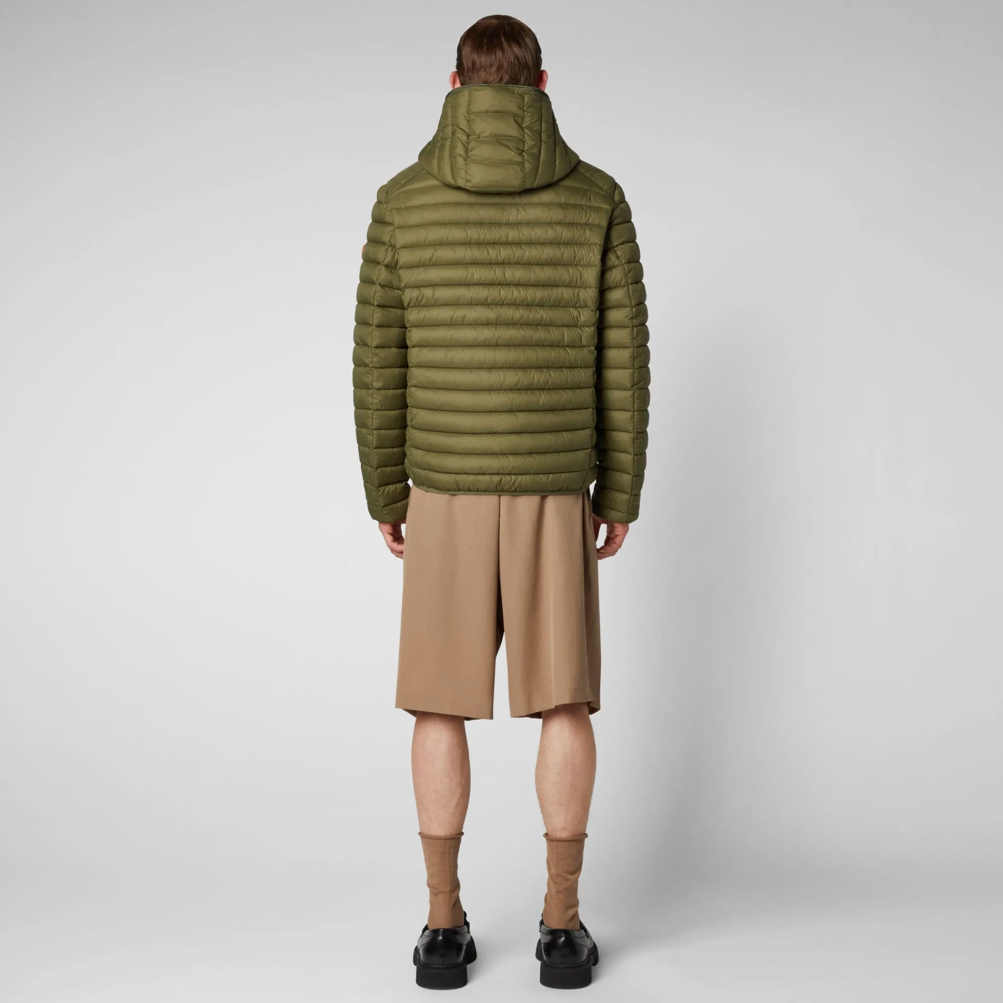 Save The Duck Animal-Free Steppjacken>Animal-free Herren-Steppjacke Donald Mit Kapuze In Olivgrün