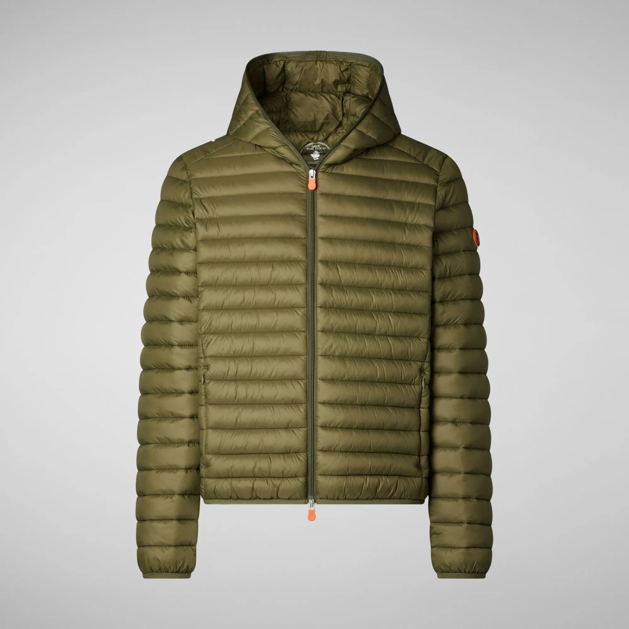 Save The Duck Animal-Free Steppjacken>Animal-free Herren-Steppjacke Donald Mit Kapuze In Olivgrün