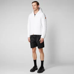 Save The Duck Animal-Free Steppjacken>Animal-free Herren-steppjacke Donald In Weiss