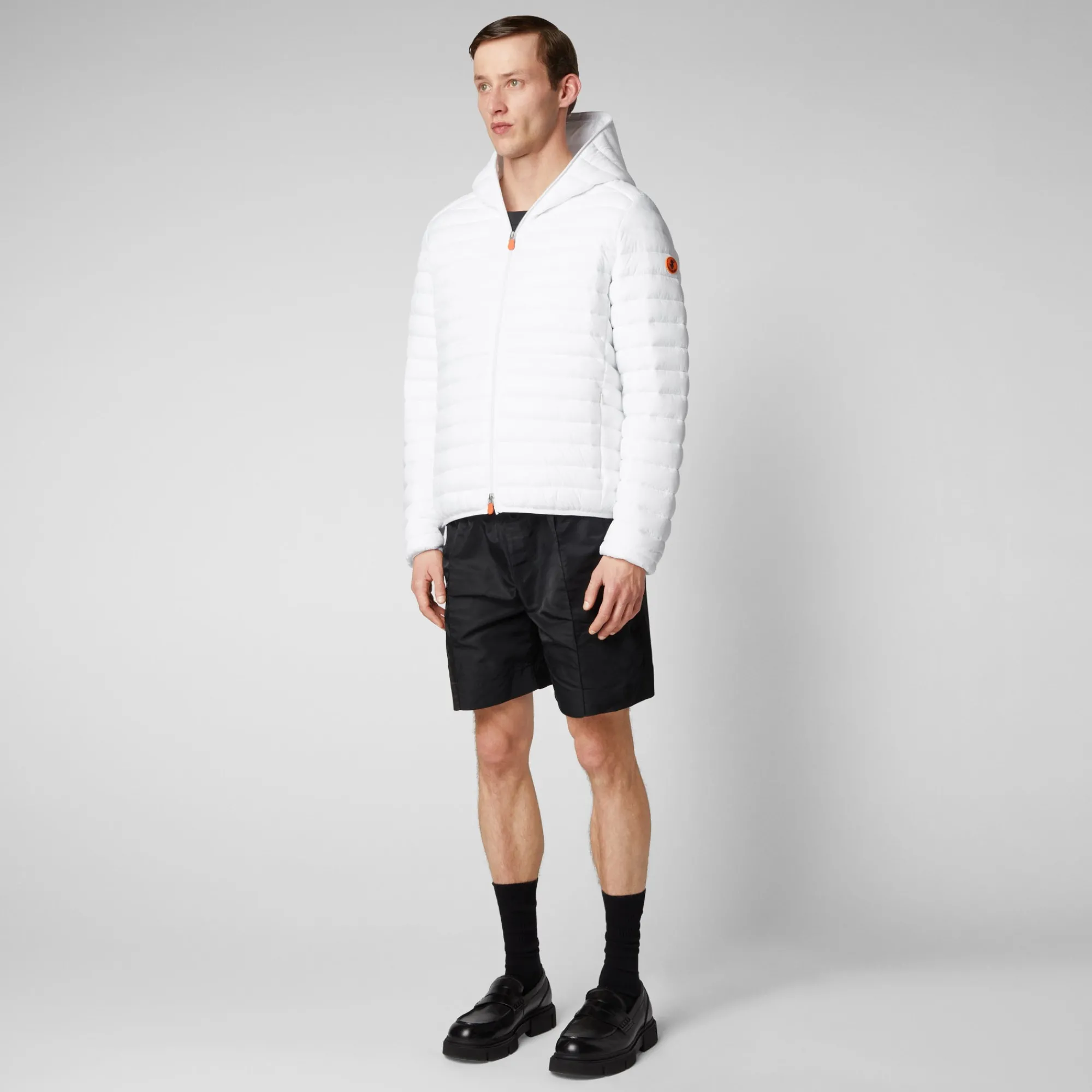Save The Duck Animal-Free Steppjacken>Animal-free Herren-steppjacke Donald In Weiss