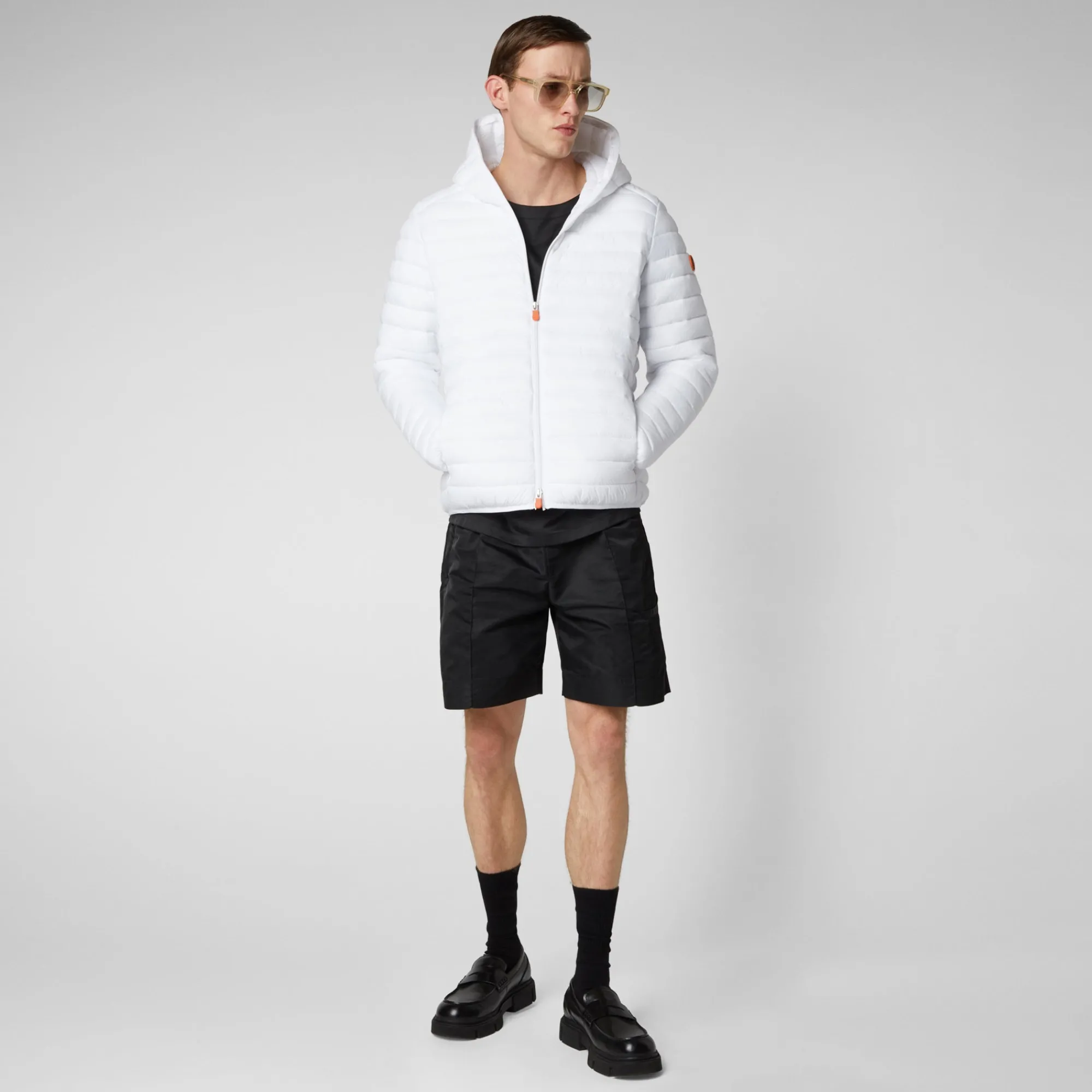 Save The Duck Animal-Free Steppjacken>Animal-free Herren-steppjacke Donald In Weiss