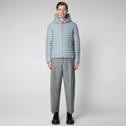 Save The Duck Animal-Free Steppjacken>Animal-free Herren-steppjacke Donald In Schiefergrau