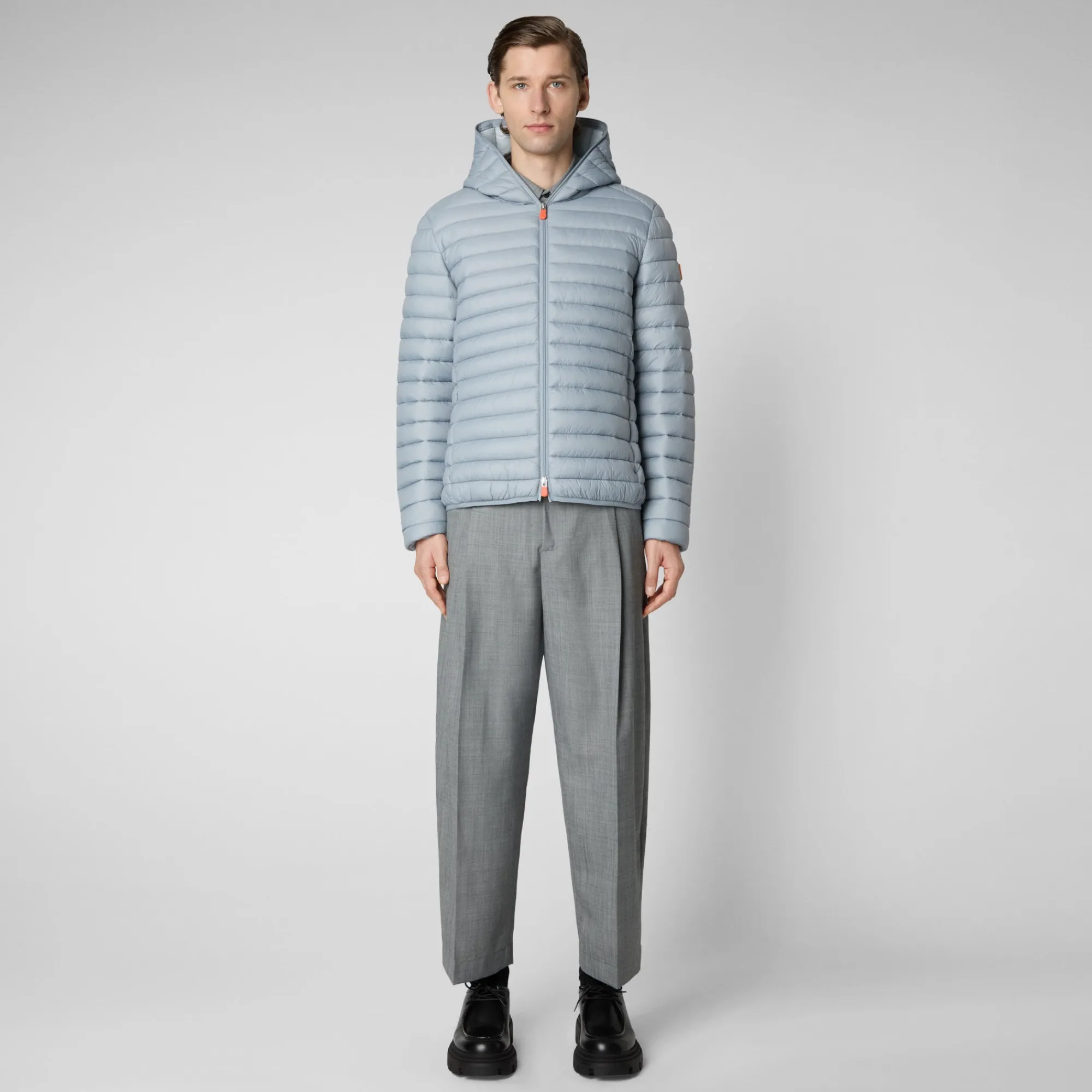 Save The Duck Animal-Free Steppjacken>Animal-free Herren-steppjacke Donald In Schiefergrau