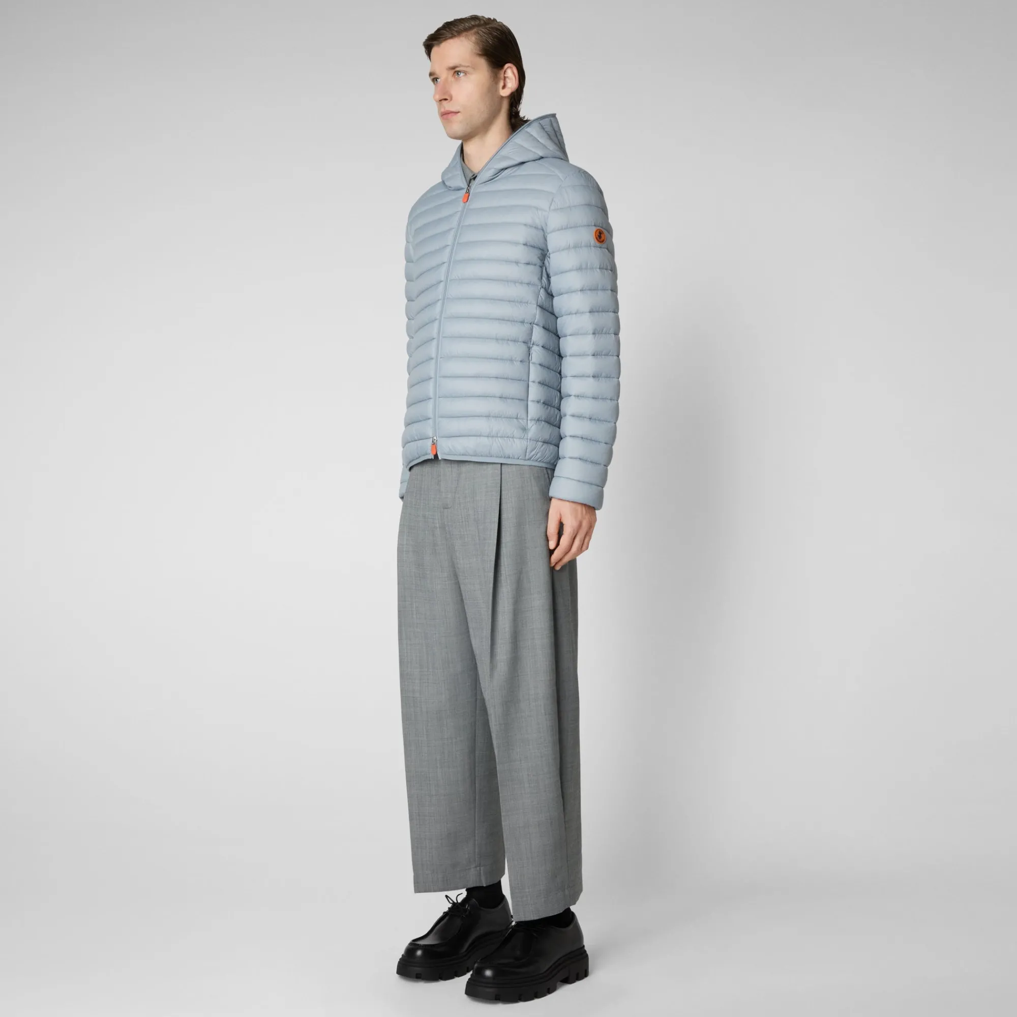 Save The Duck Animal-Free Steppjacken>Animal-free Herren-steppjacke Donald In Schiefergrau