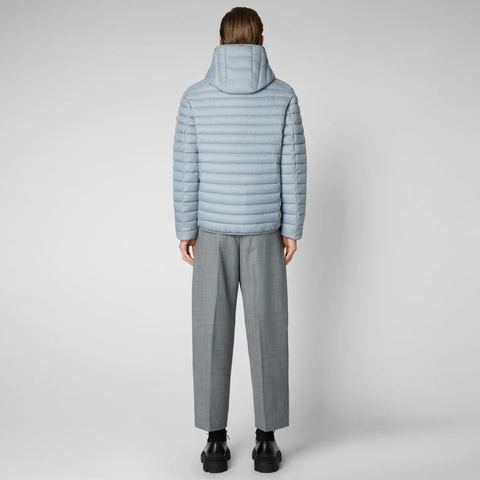 Save The Duck Animal-Free Steppjacken>Animal-free Herren-steppjacke Donald In Schiefergrau