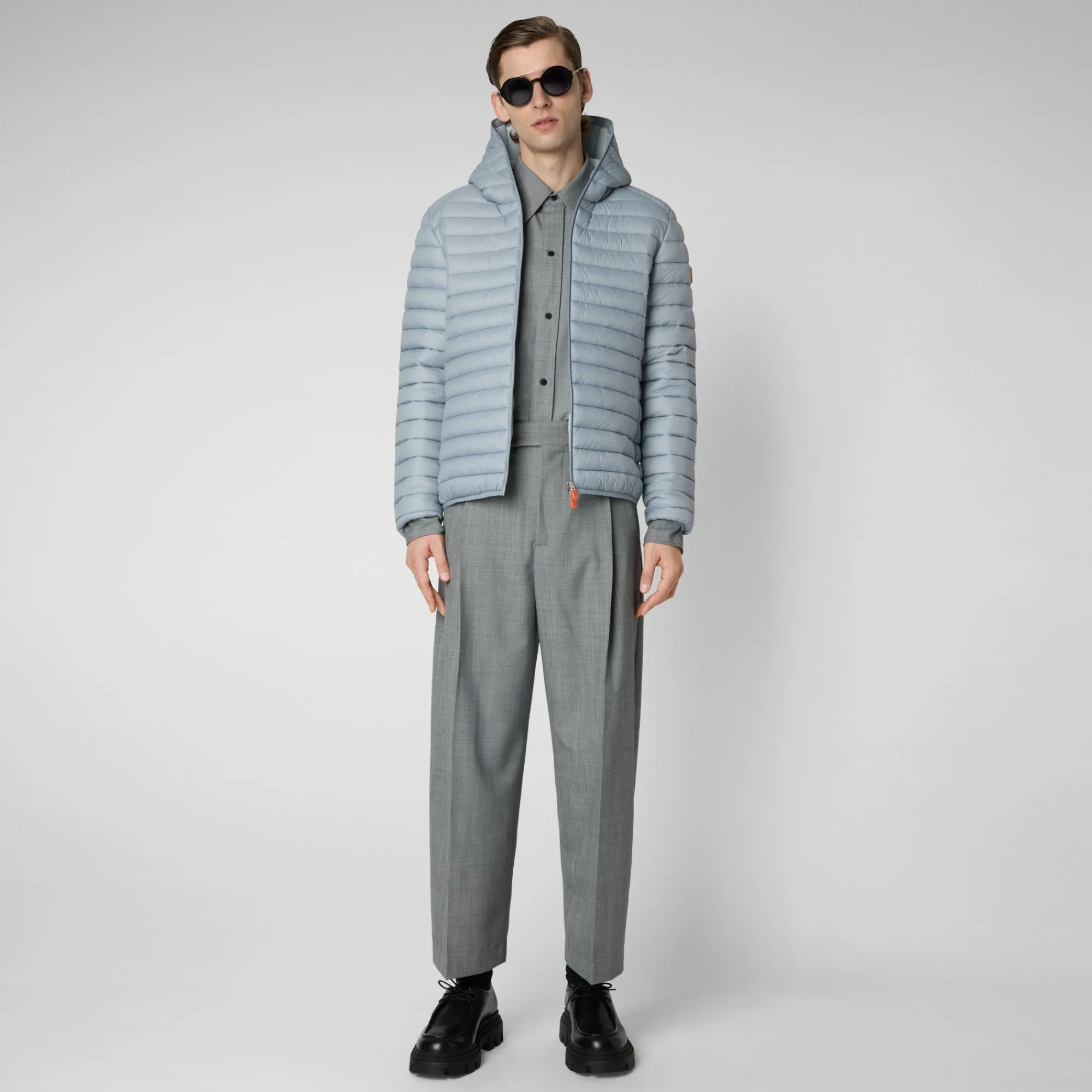 Save The Duck Animal-Free Steppjacken>Animal-free Herren-steppjacke Donald In Schiefergrau