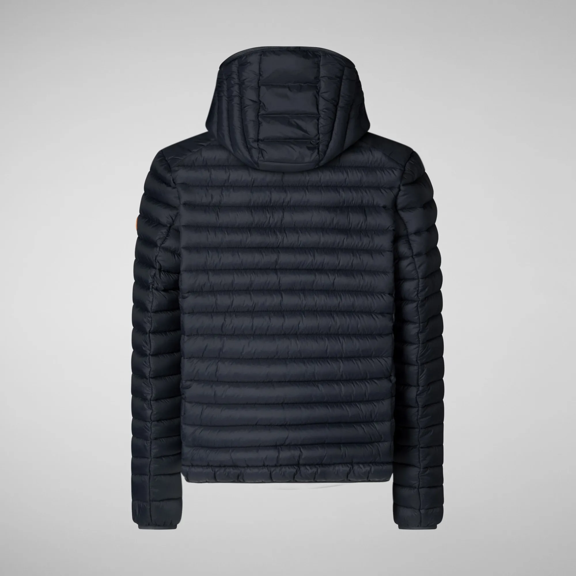 Save The Duck Animal-Free Steppjacken>Animal-free Herren-steppjacke Donald Mit Kapuze In Grey Schwarz Grauschwarz