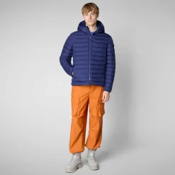 Save The Duck Animal-Free Steppjacken>Animal-free Herren-steppjacke Juncus In Eclipseblau