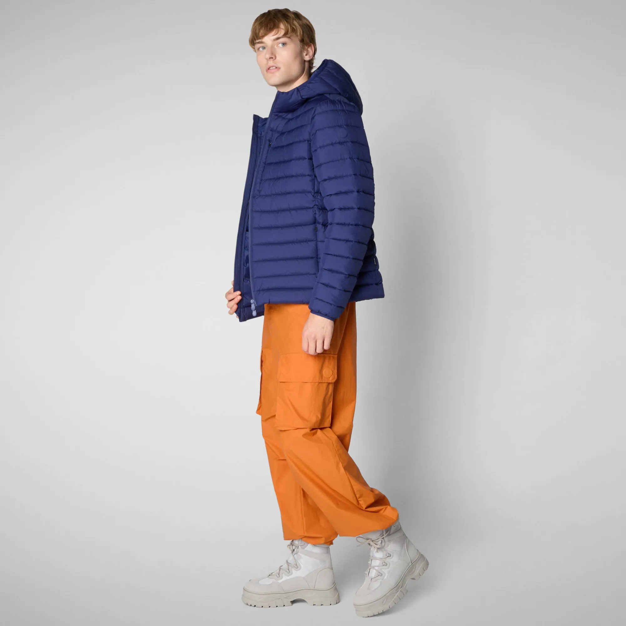 Save The Duck Animal-Free Steppjacken>Animal-free Herren-steppjacke Juncus In Eclipseblau