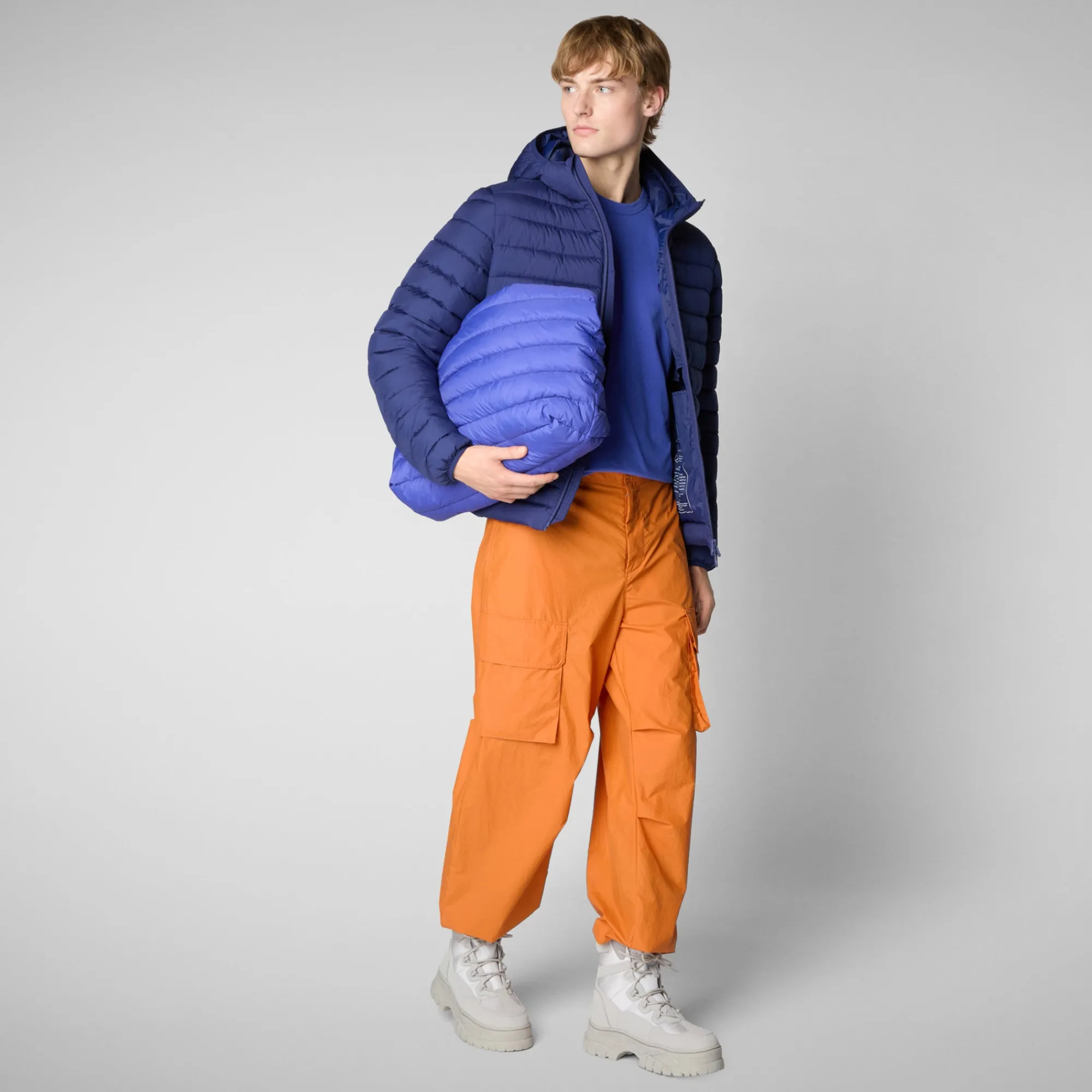 Save The Duck Animal-Free Steppjacken>Animal-free Herren-steppjacke Juncus In Eclipseblau