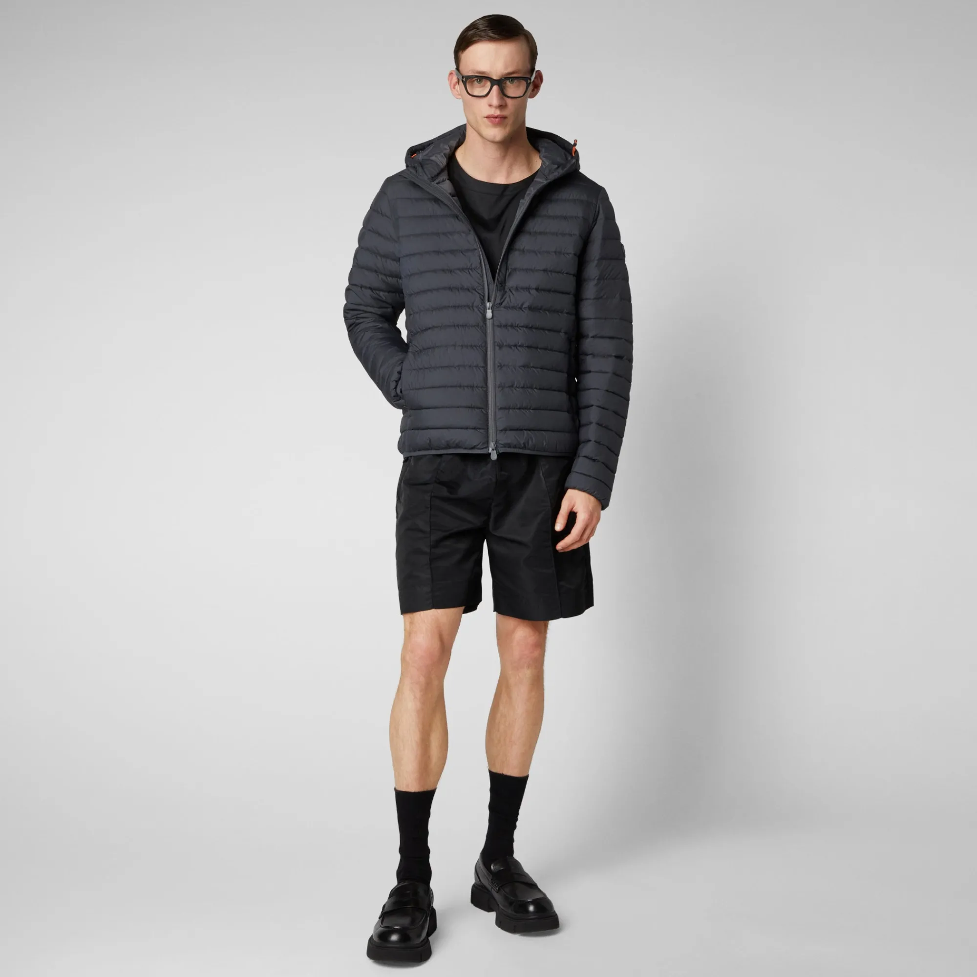 Save The Duck Animal-Free Steppjacken>Animal-free Herren-steppjacke Cael In Sturmgrau