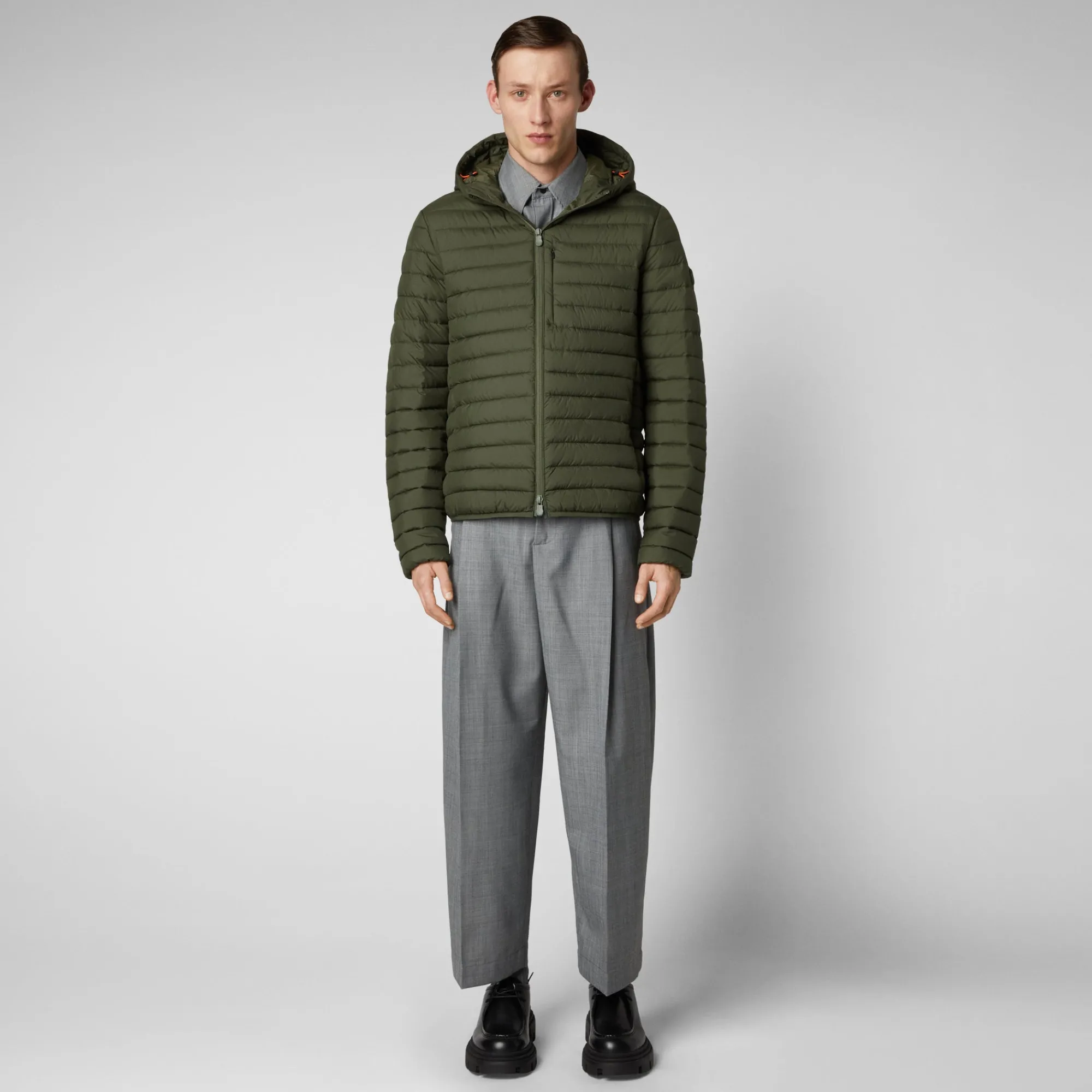 Save The Duck Animal-Free Steppjacken>Animal-free Herren-steppjacke Cael In Olivgrün