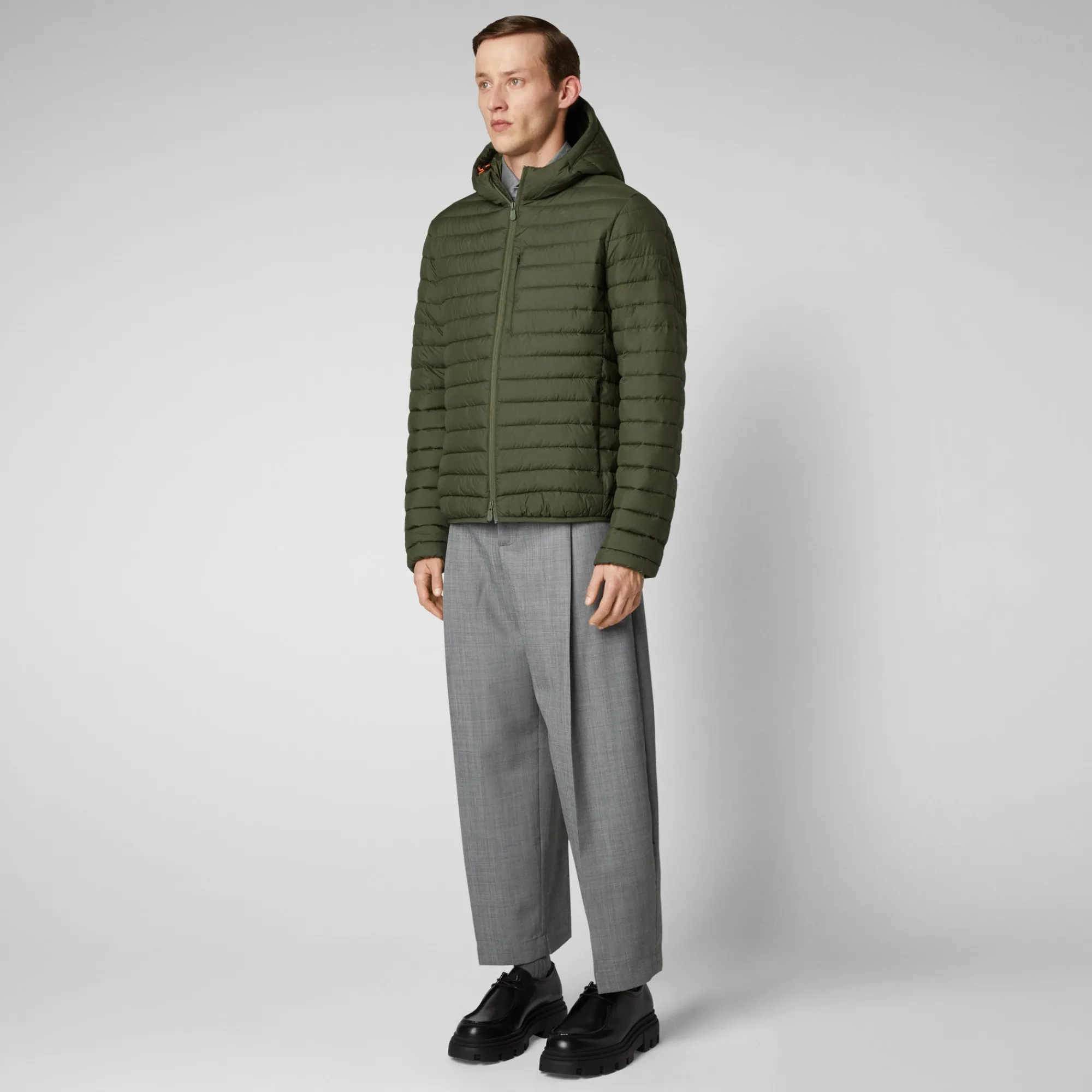 Save The Duck Animal-Free Steppjacken>Animal-free Herren-steppjacke Cael In Olivgrün