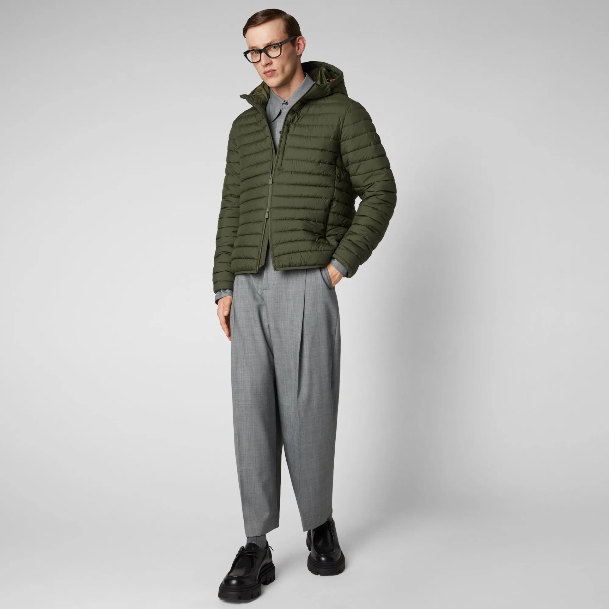 Save The Duck Animal-Free Steppjacken>Animal-free Herren-steppjacke Cael In Olivgrün