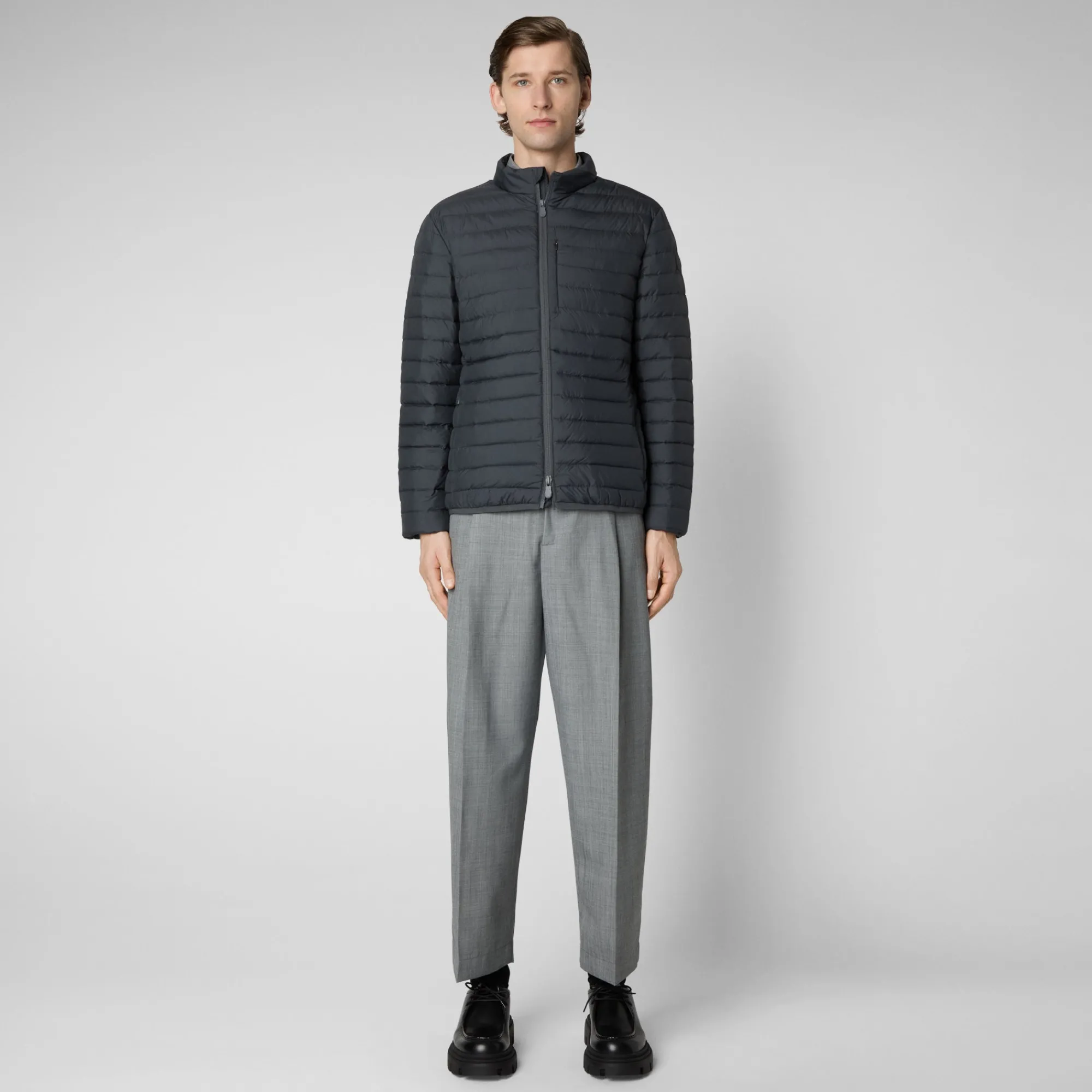 Save The Duck Animal-Free Steppjacken>ANIMAL-FREE HERREN-STEPPJACKE Puffer Cole In Sturmgrau