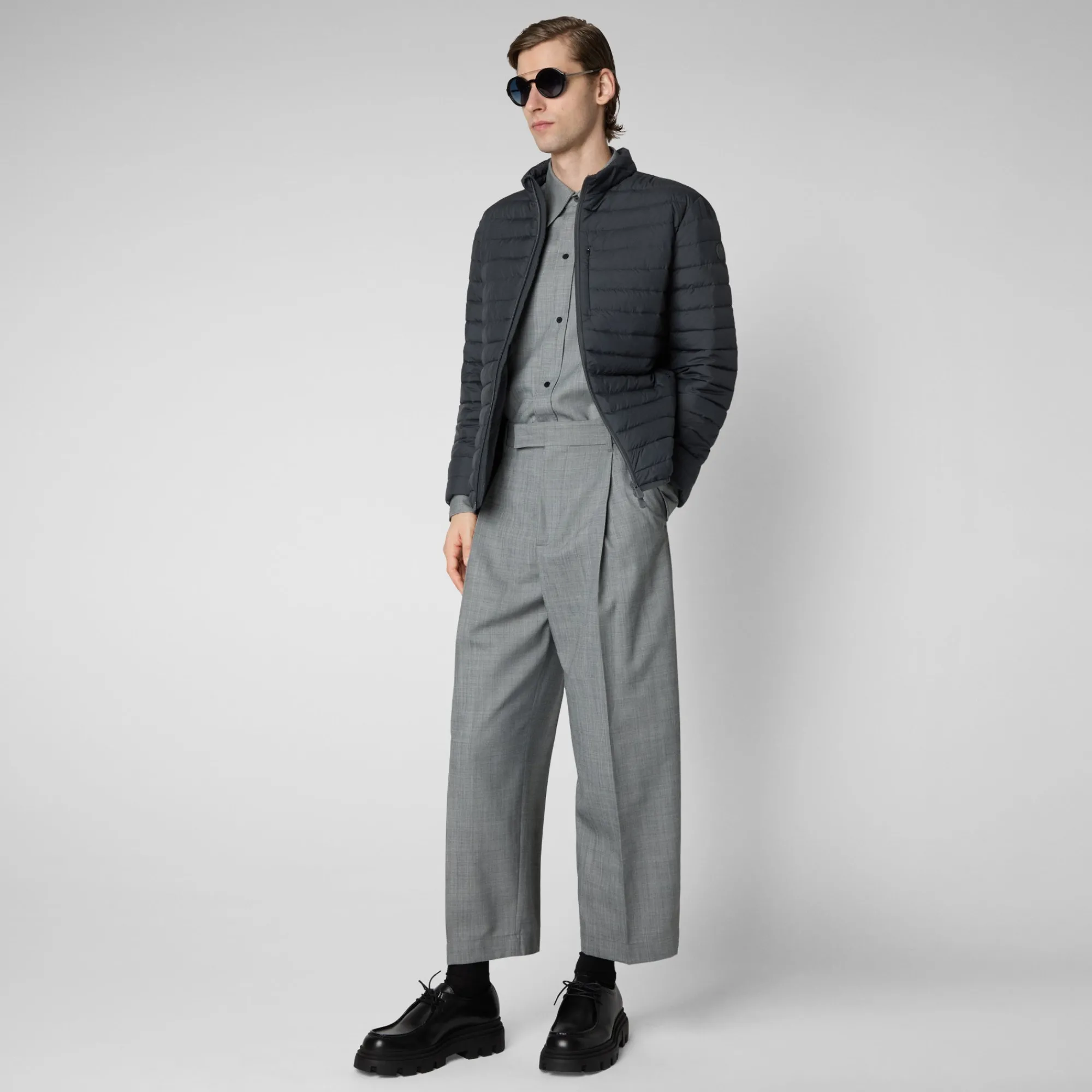 Save The Duck Animal-Free Steppjacken>ANIMAL-FREE HERREN-STEPPJACKE Puffer Cole In Sturmgrau