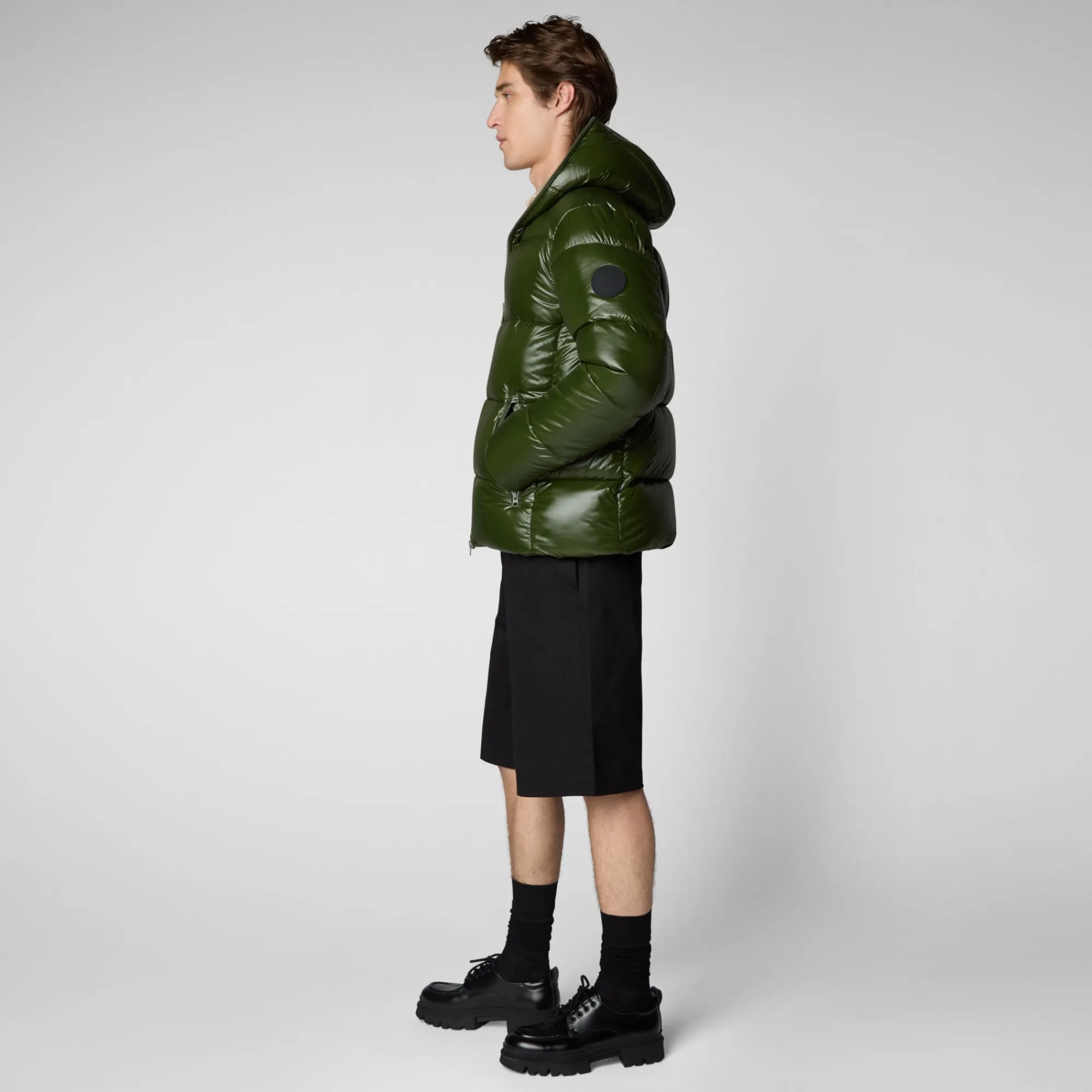 Save The Duck Animal-Free Steppjacken>Animal-free Herren-steppjacke Edgard Mit Kapuze In Tannengrün