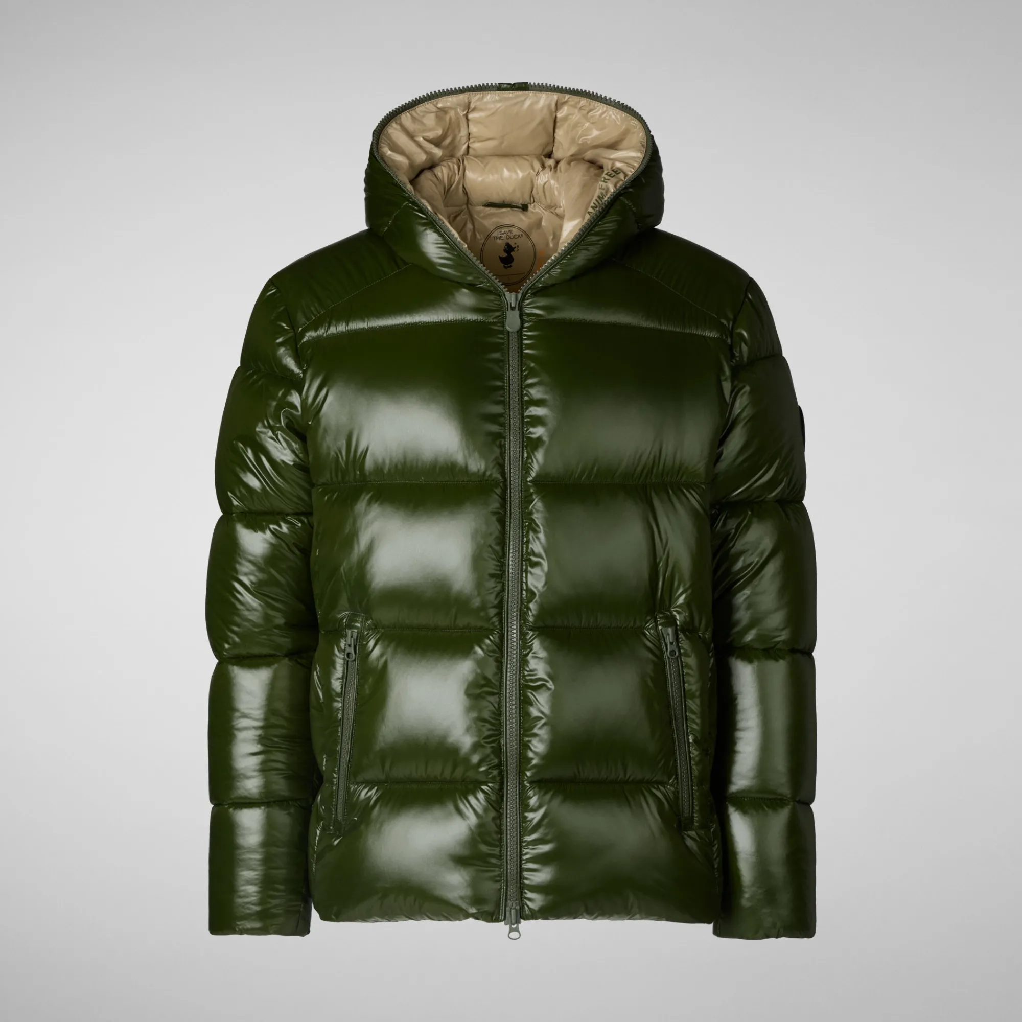 Save The Duck Animal-Free Steppjacken>Animal-free Herren-steppjacke Edgard Mit Kapuze In Tannengrün