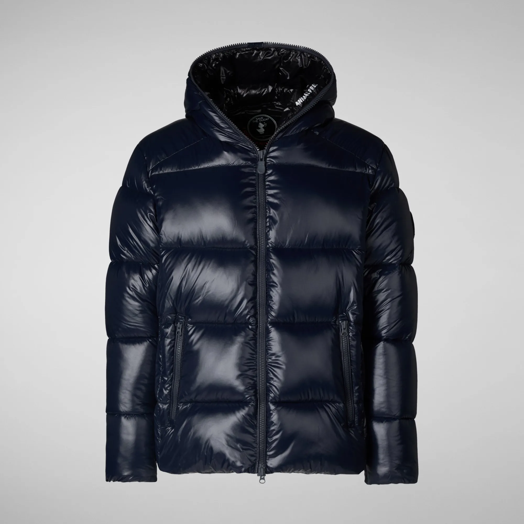 Save The Duck Animal-Free Steppjacken>Animal-free Herren-steppjacke Edgard Mit Kapuze In Blauschwarz