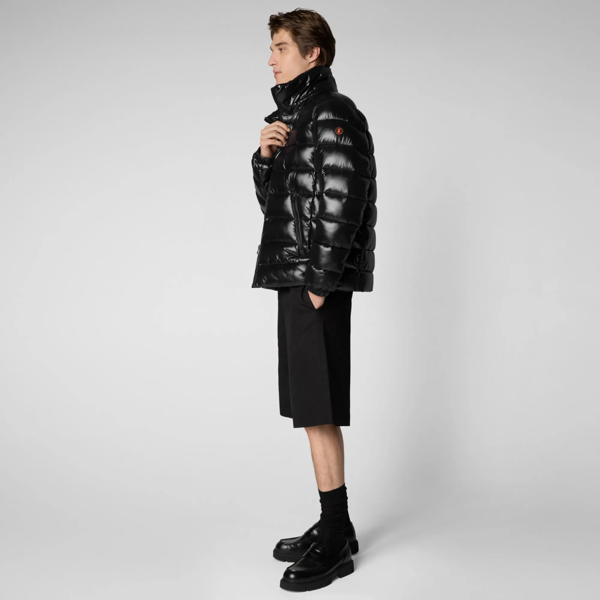 Save The Duck Animal-Free Steppjacken>Animal-free Herren-steppjacke Florian Mit Kapuze In Schwarz