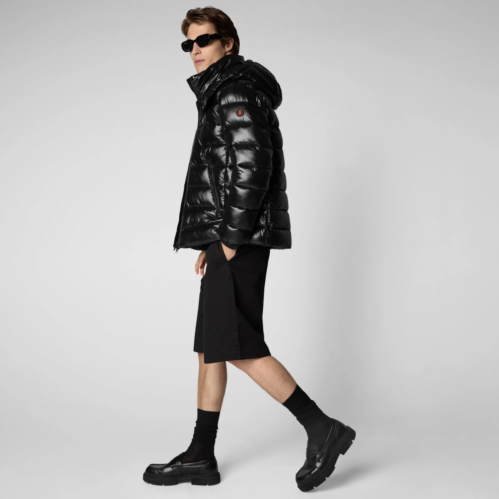 Save The Duck Animal-Free Steppjacken>Animal-free Herren-steppjacke Florian Mit Kapuze In Schwarz