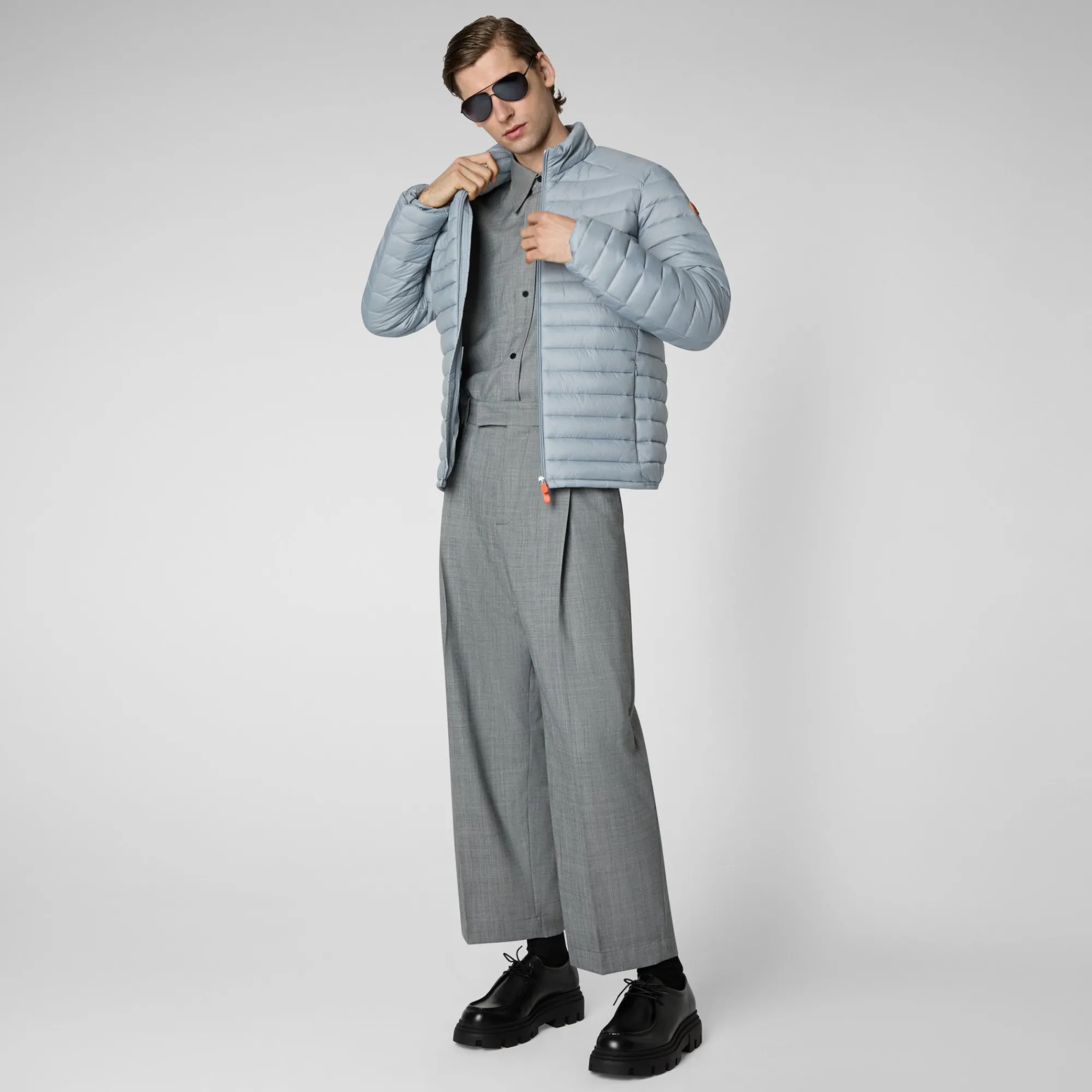 Save The Duck Animal-Free Steppjacken>Animal-free Herren-steppjacke Alexander In Schiefergrau
