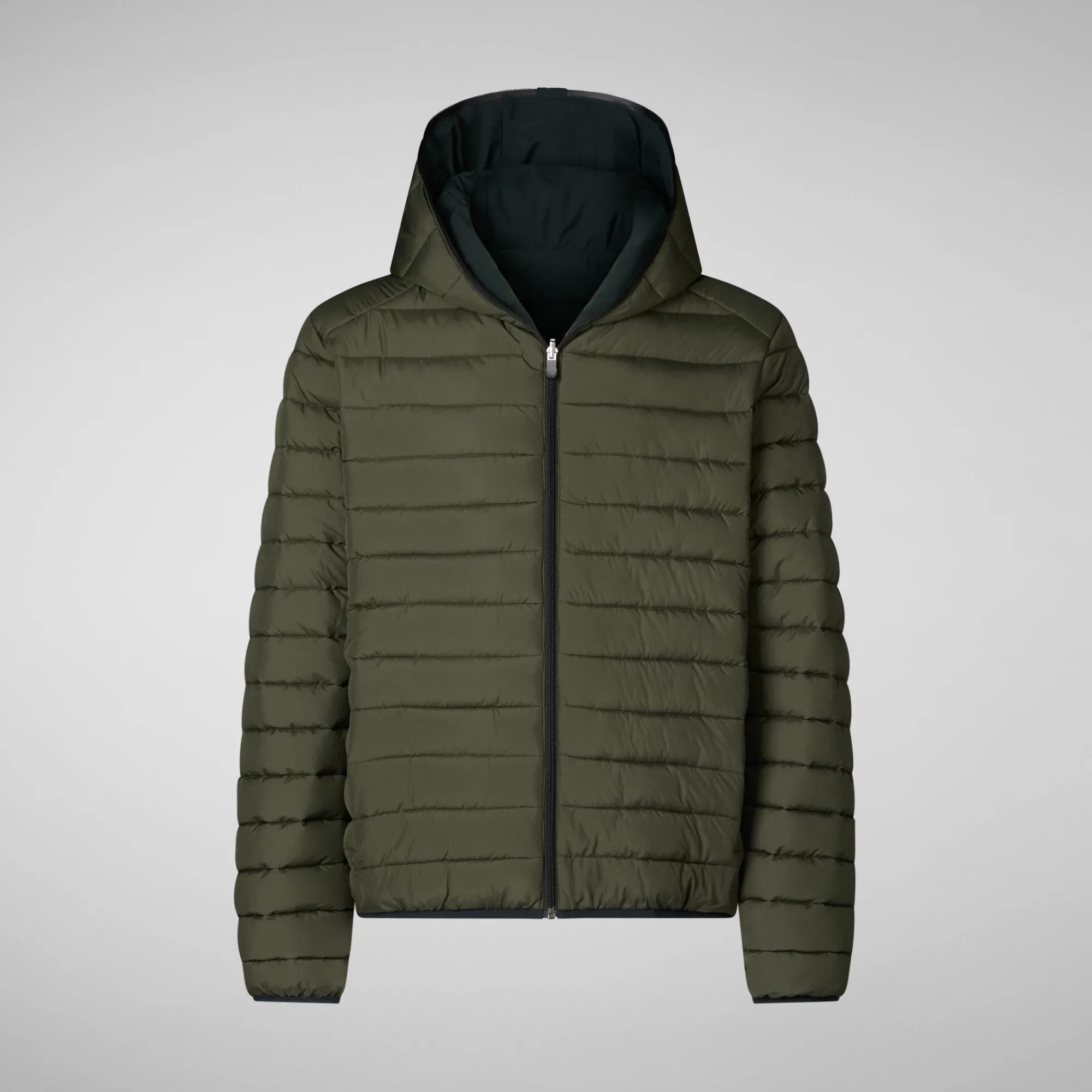 Save The Duck Animal-Free Steppjacken>Animal-free Herren-steppjacke Ezra In Grün-Schwarz