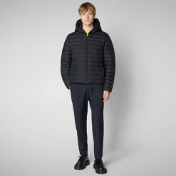 Save The Duck Animal-Free Steppjacken>Animal-free Herren-steppjacke Ezra In Blauschwarz