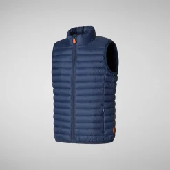 Save The Duck Westen|Westen>ANIMAL-FREE UNISEX-STEPPJACKE DOLIN In Marineblau